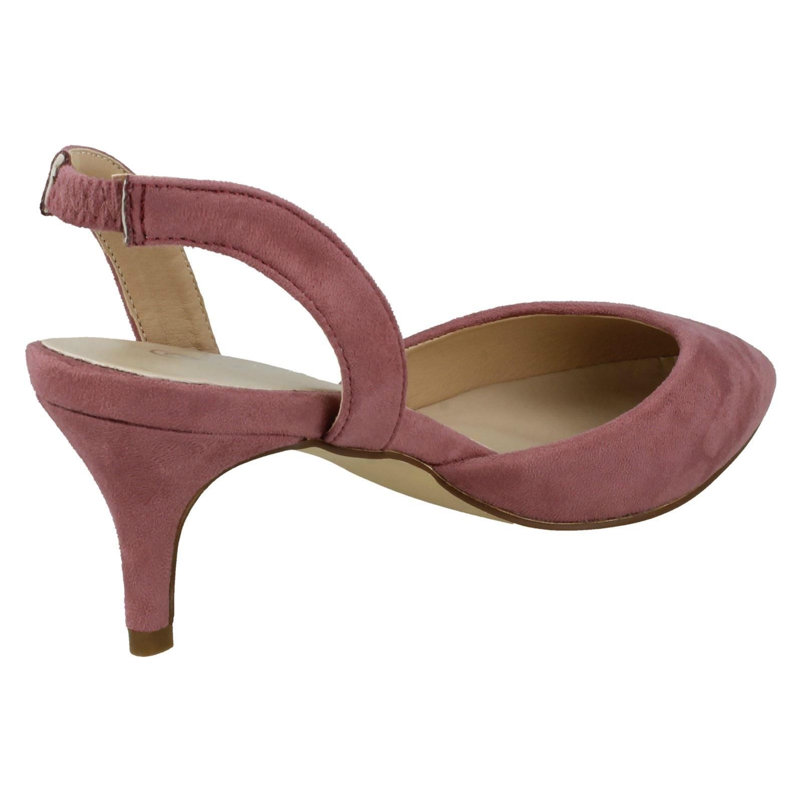 Ladies Spot On Slingback Shoes Heels *F9R0057* - Picture 24 of 73