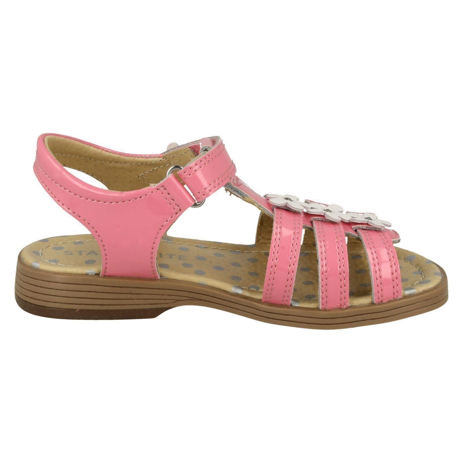Girls Startrite Flower Detailed Sandals Picnic - Picture 7 of 19