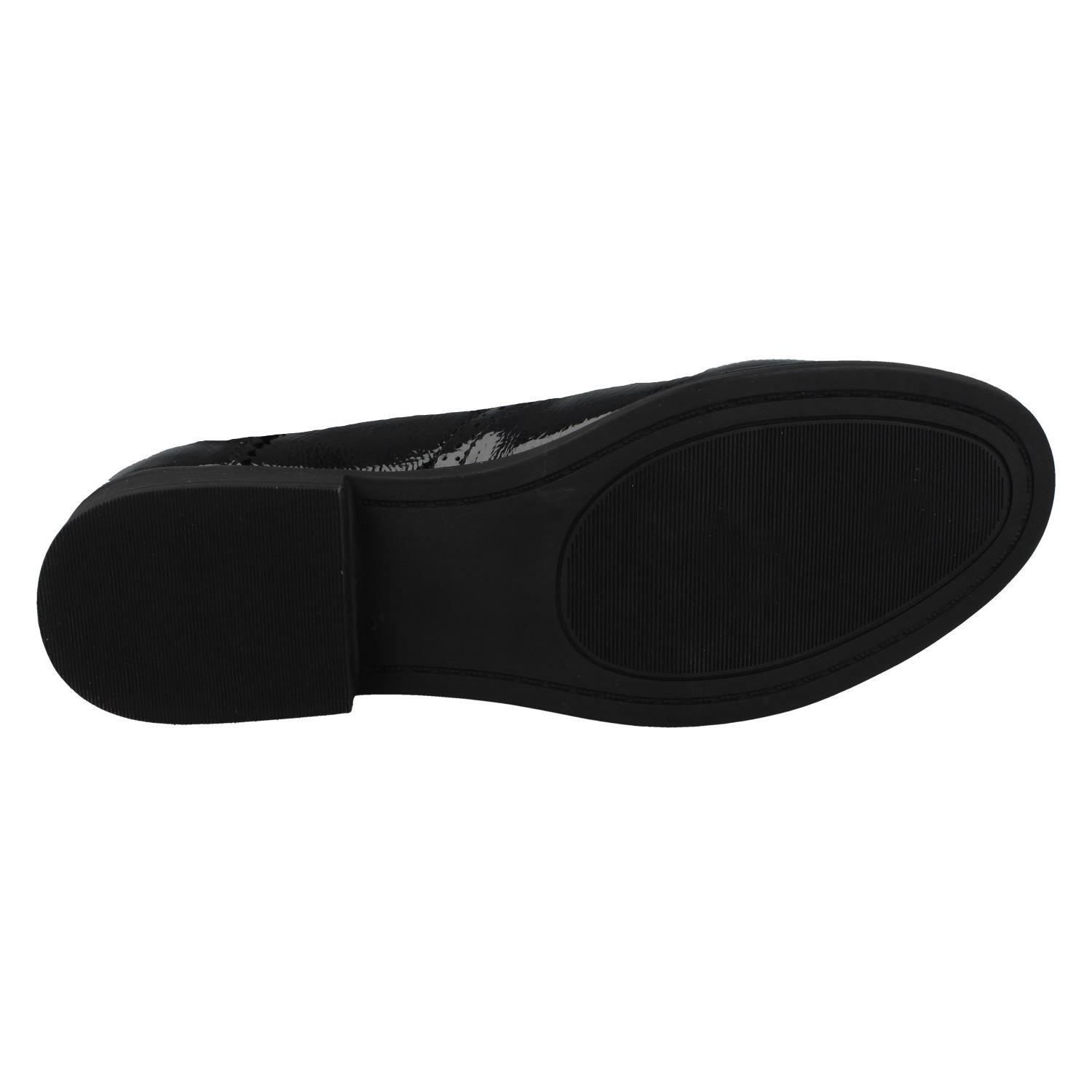 Zapatos brogue con cordones de charol para dama - Imagen 10 de 10