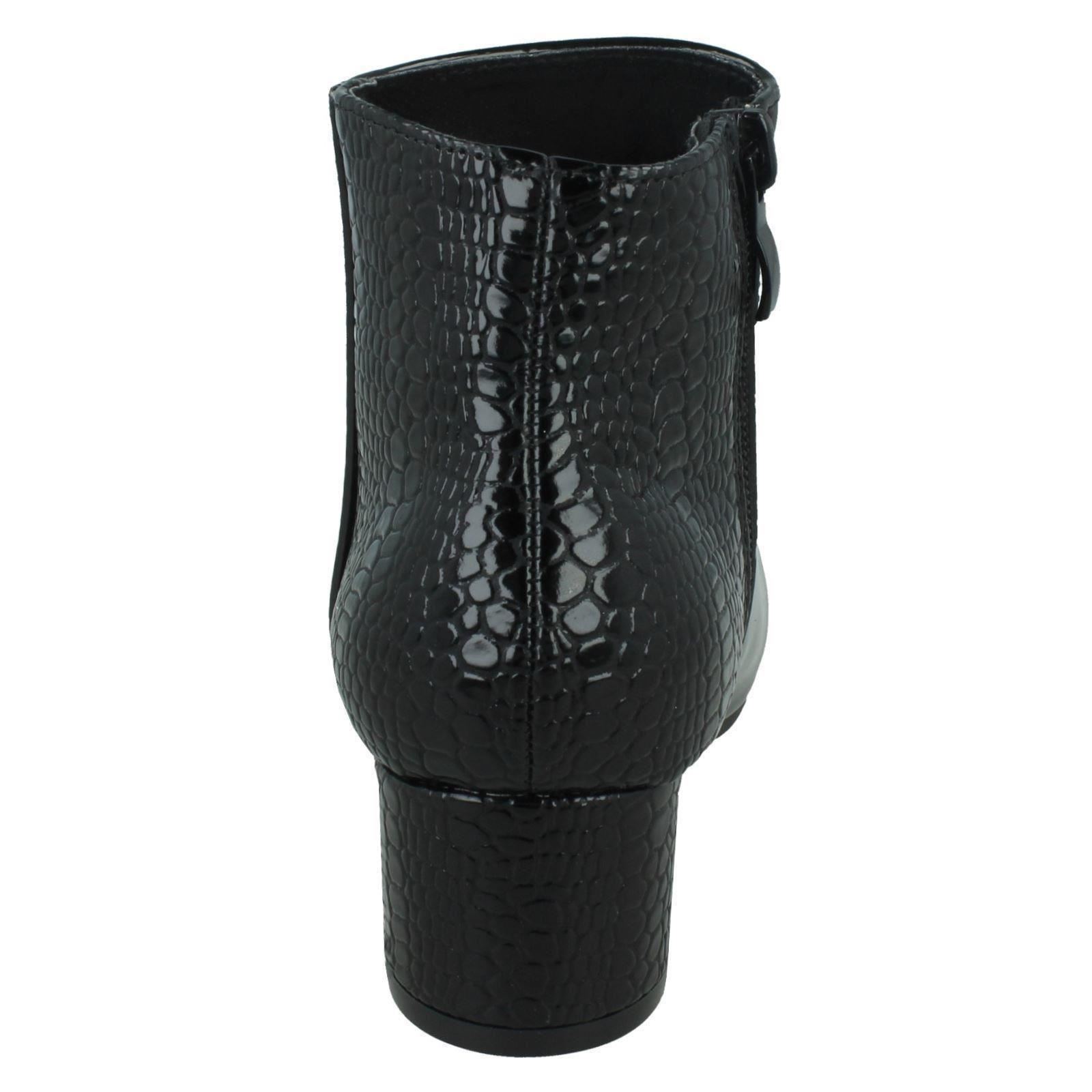 Girls Spot On Heeled 'Ankle Boots' - Picture 8 of 10
