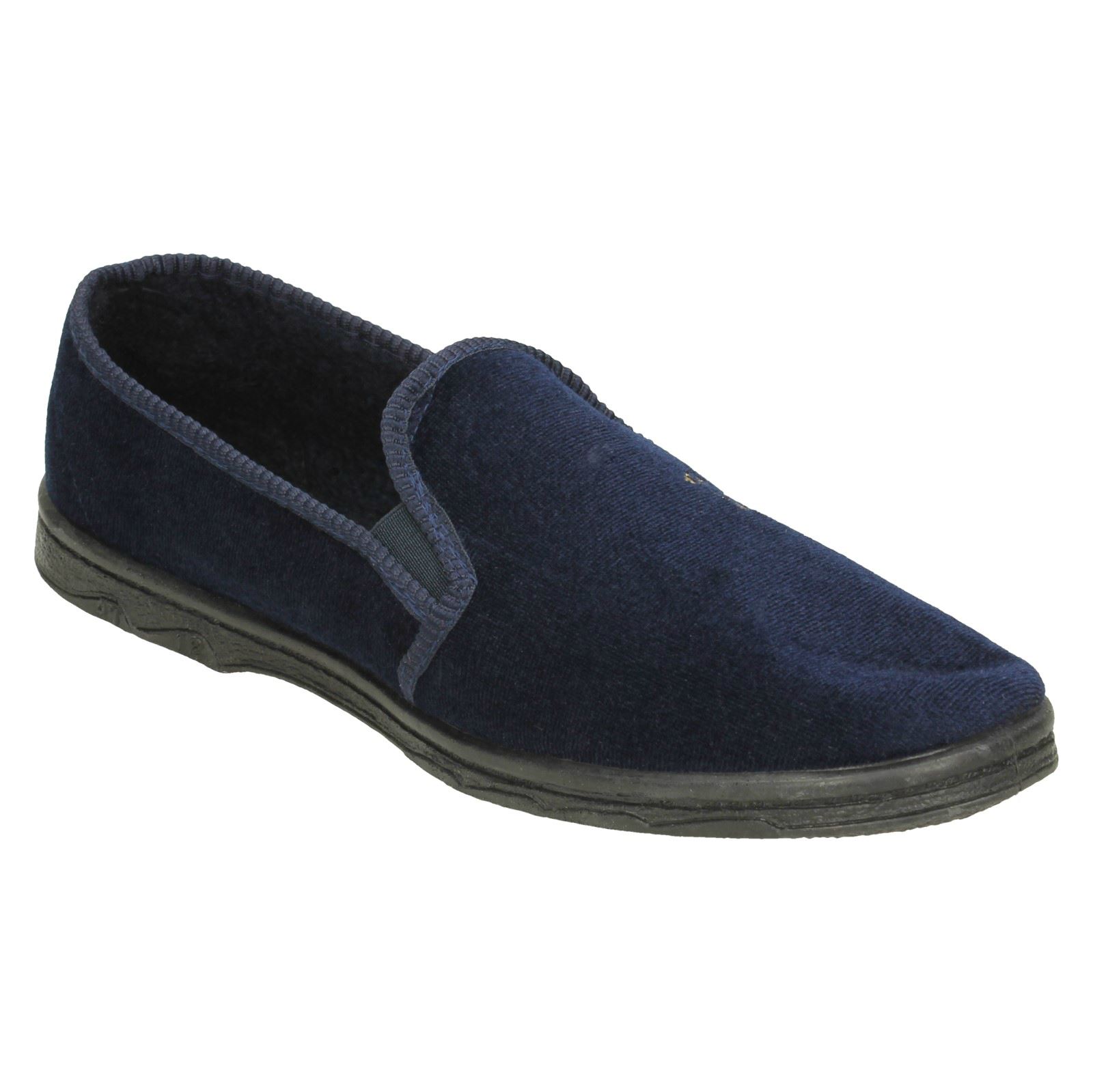 Mens Spot On Comfort Slippers 'X2R009' - Picture 10 of 10