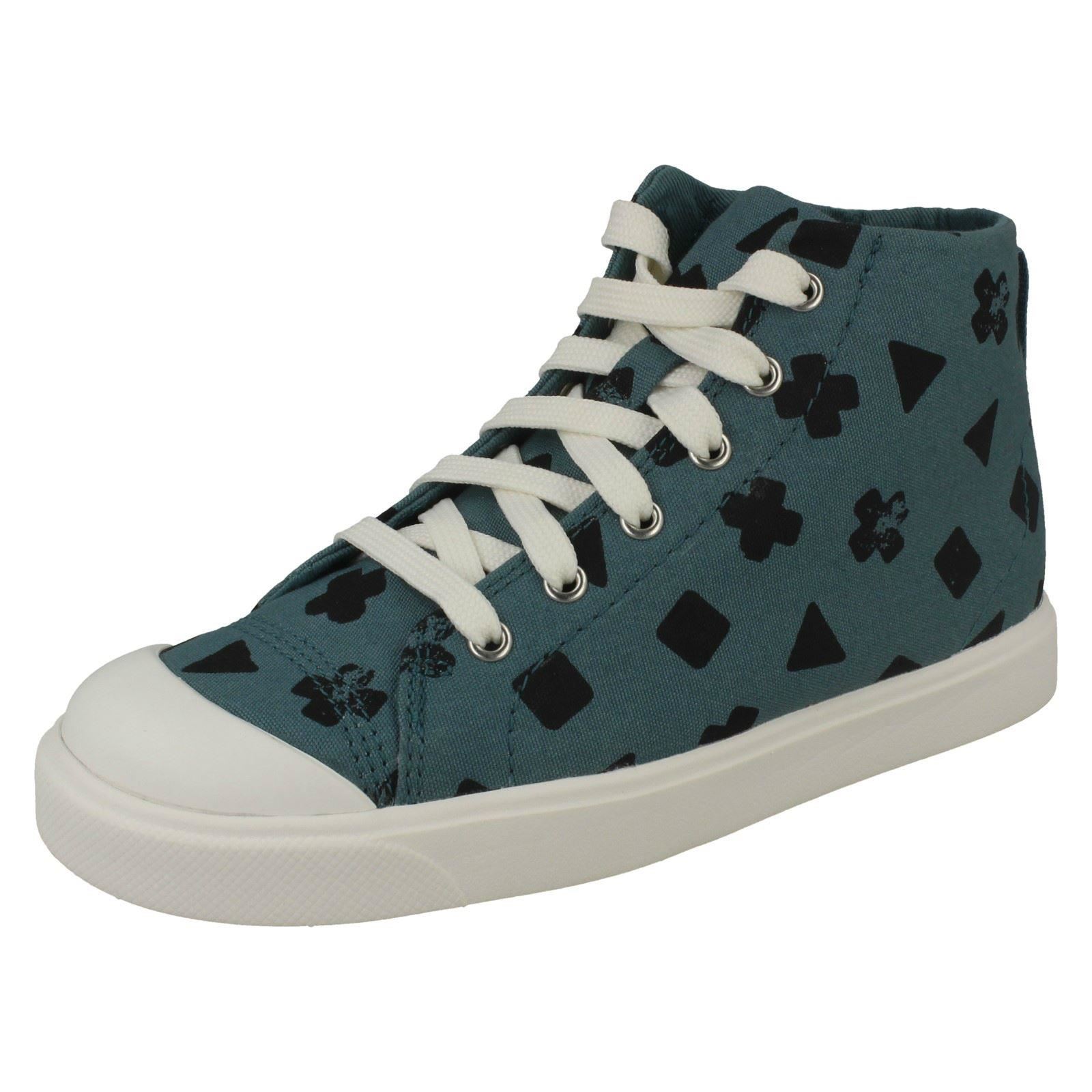 clarks high top trainers