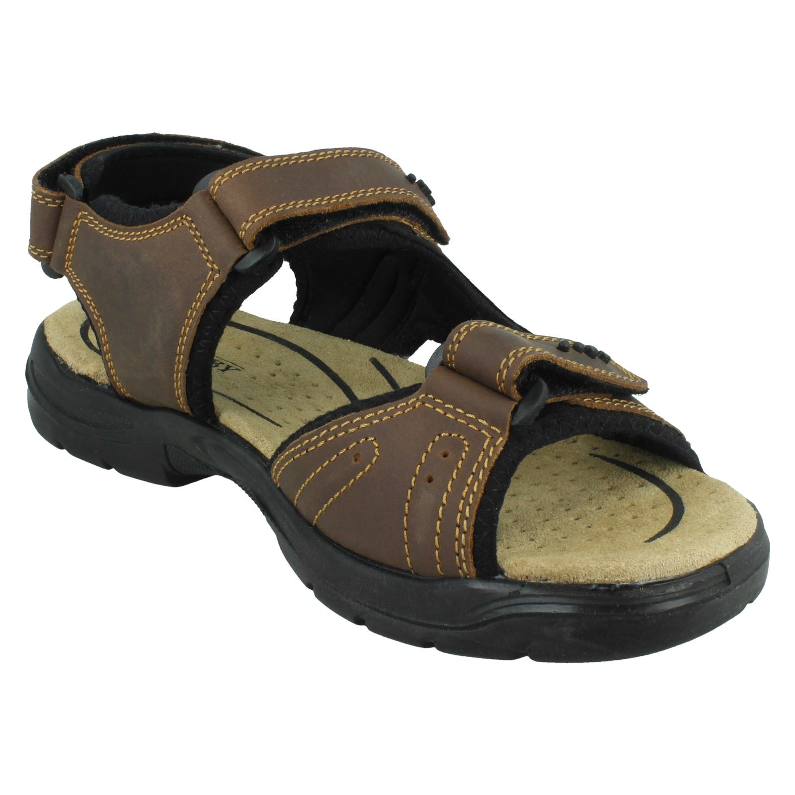 Mens Catesby Casual Hook & Loop Sandals 'MCATESC32011E' - Picture 10 of 10
