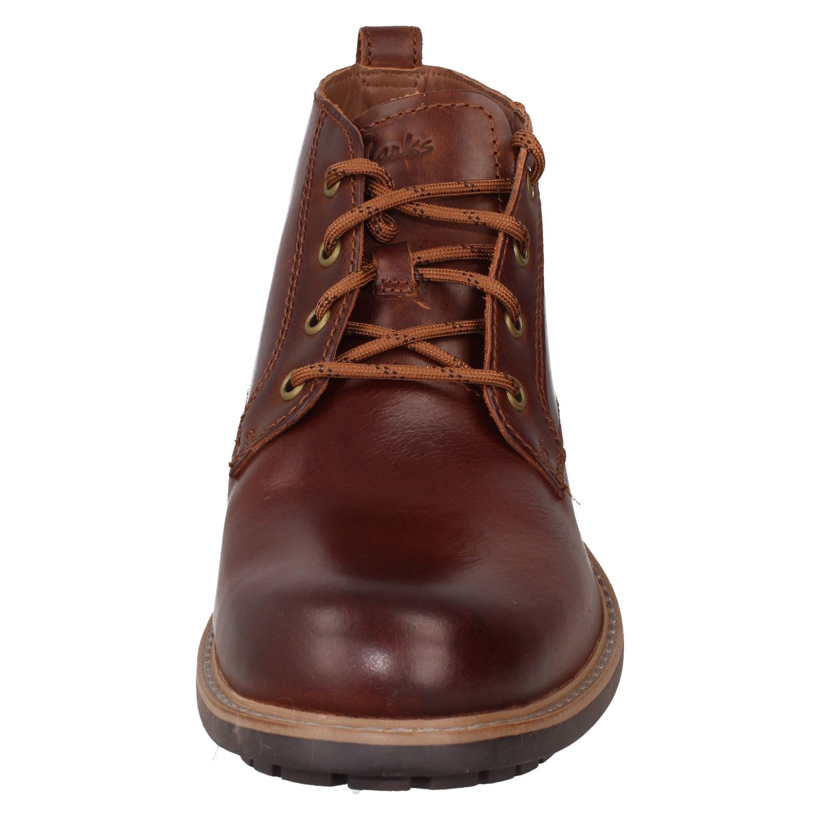 Stivaletti casual da uomo Clarks stringati intelligenti Westcombe medi - Foto 16 di 19