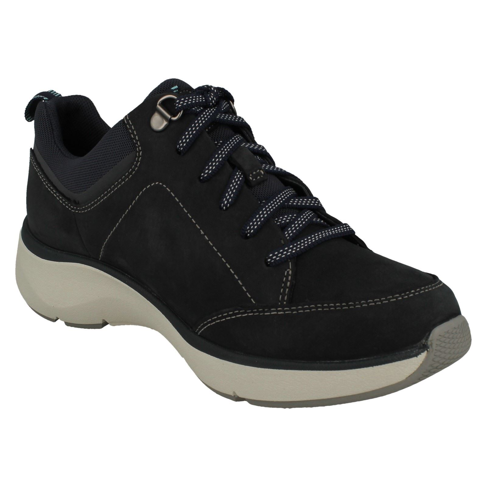 Ladies Clarks Casual C-Shell Waterproof Lace Up Shoes Wave 2.0 Lace - Picture 26 of 28