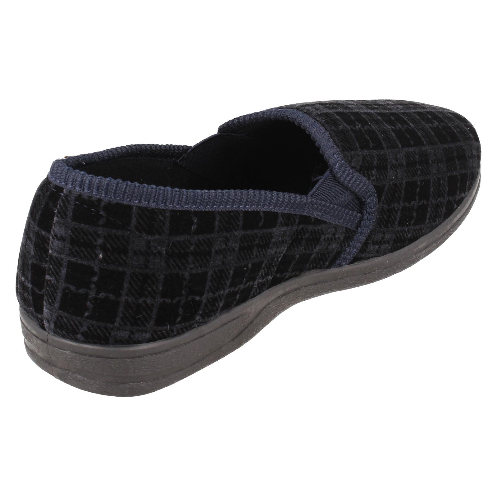 Mens Rosebank Twin Gusset Indoor Slippers Jack - Picture 6 of 19