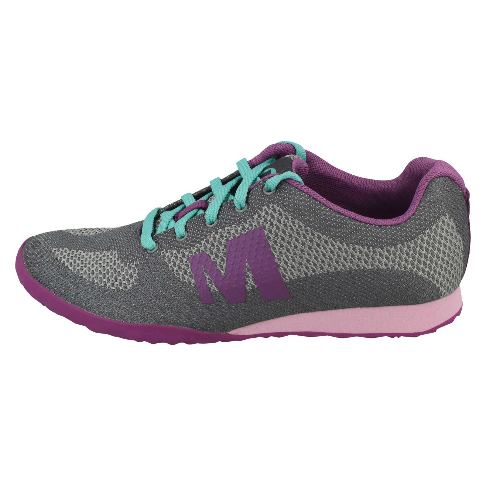 Merrell Ladies Lace Up Trainers - Civet - Picture 14 of 28