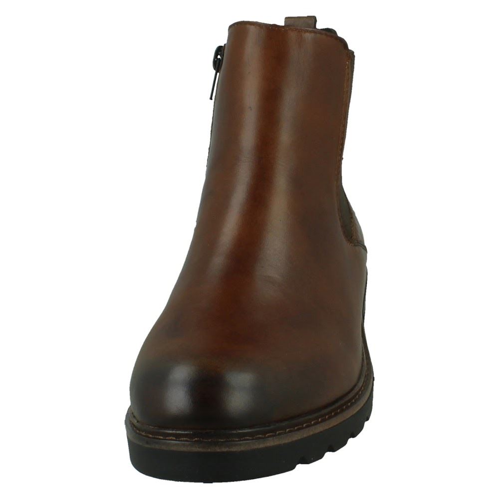 Ladies Remonte-Tex Water Resistant Leather Zip Up Casual Ankle Boots: D2Q70 - Picture 18 of 19
