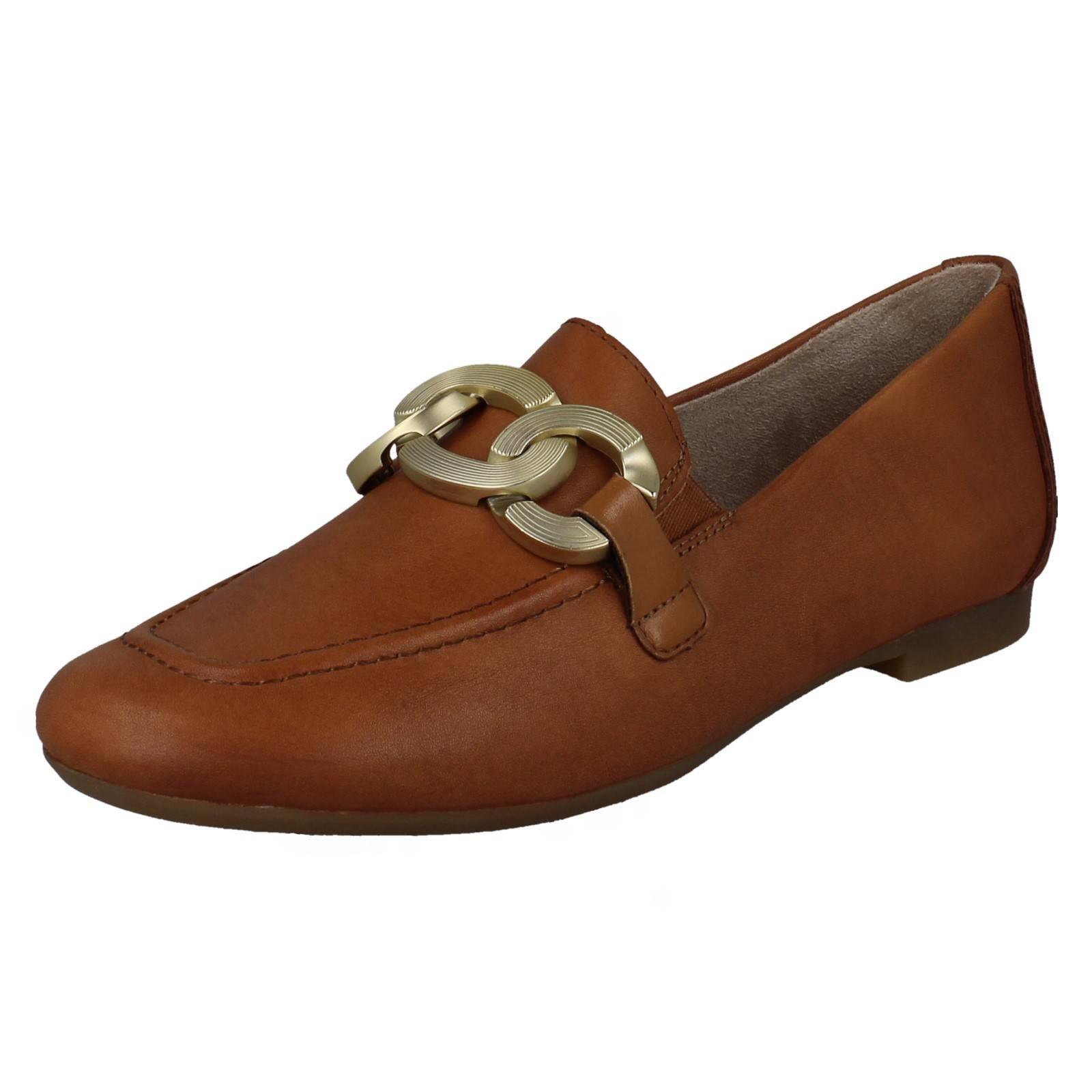 Ladies Remonte Soft Leather Loafers Removable Insoles Smart Office *D0K09* - Picture 11 of 19