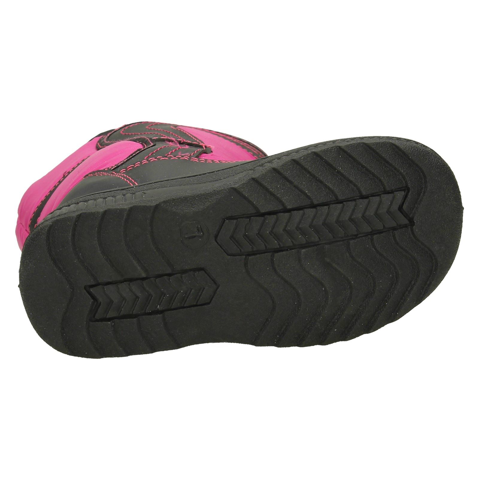 Girls Reflex Fleece Lined Snow Boots 'H4R072' - Picture 19 of 19
