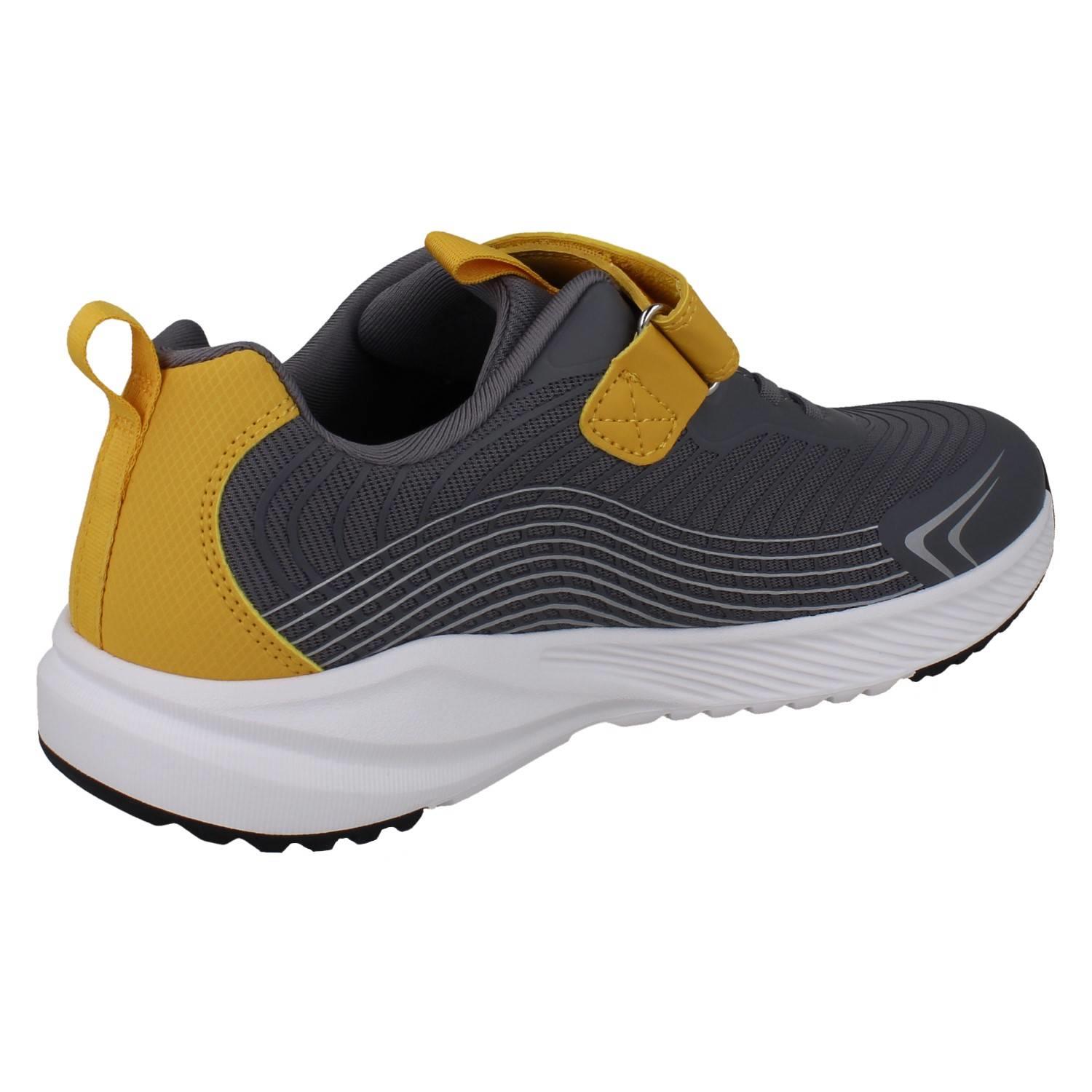 Kids Clarks Padded Textile Breathable Lightweight Sports Trainers *Deyes Dash* - Picture 24 of 64