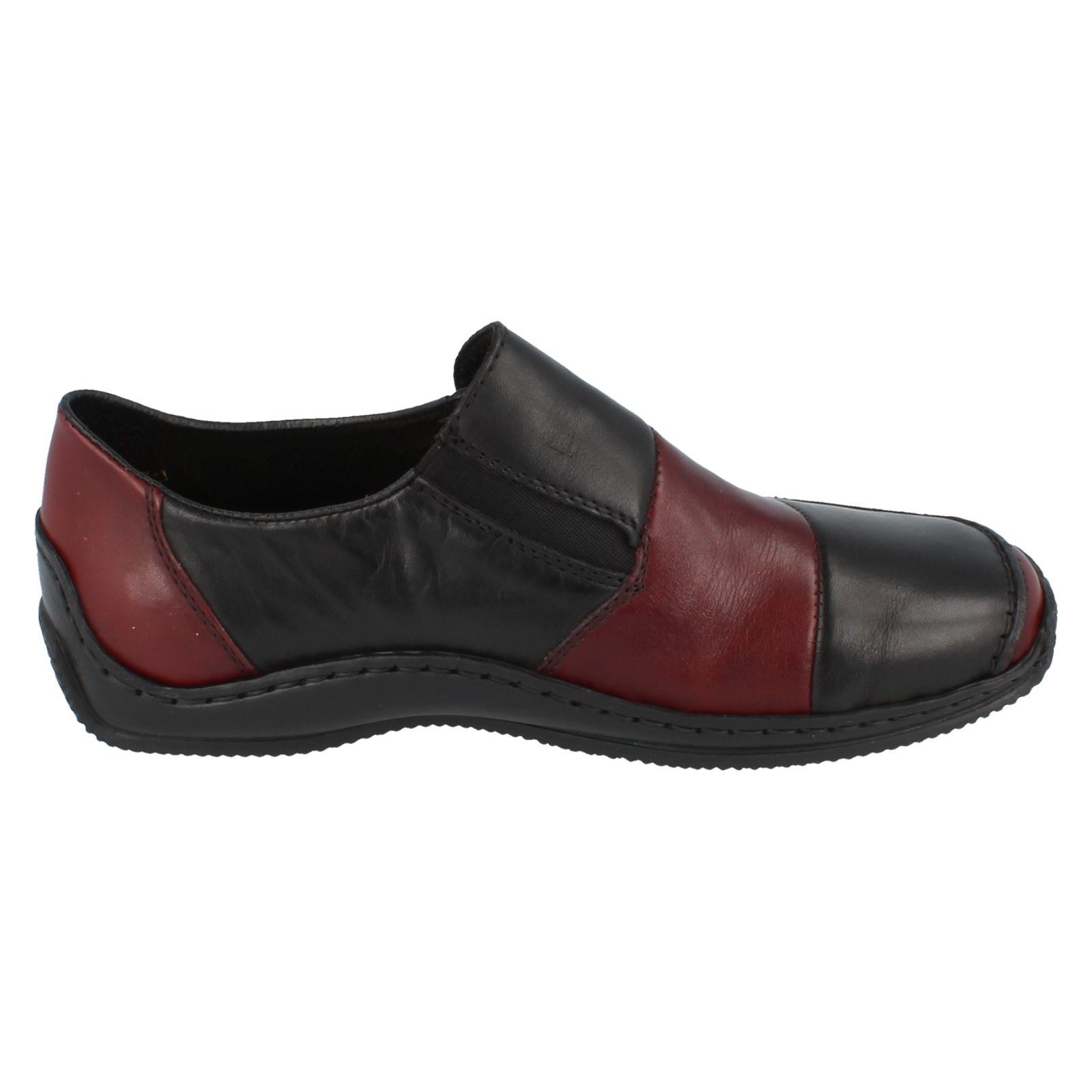 Ladies Faux Faux Faux Loop Fastening Rieker Slip On shoes L1762 99389c Ladies Faux Faux Faux Loop Fastening Rieker Slip On shoes L1762 99389c