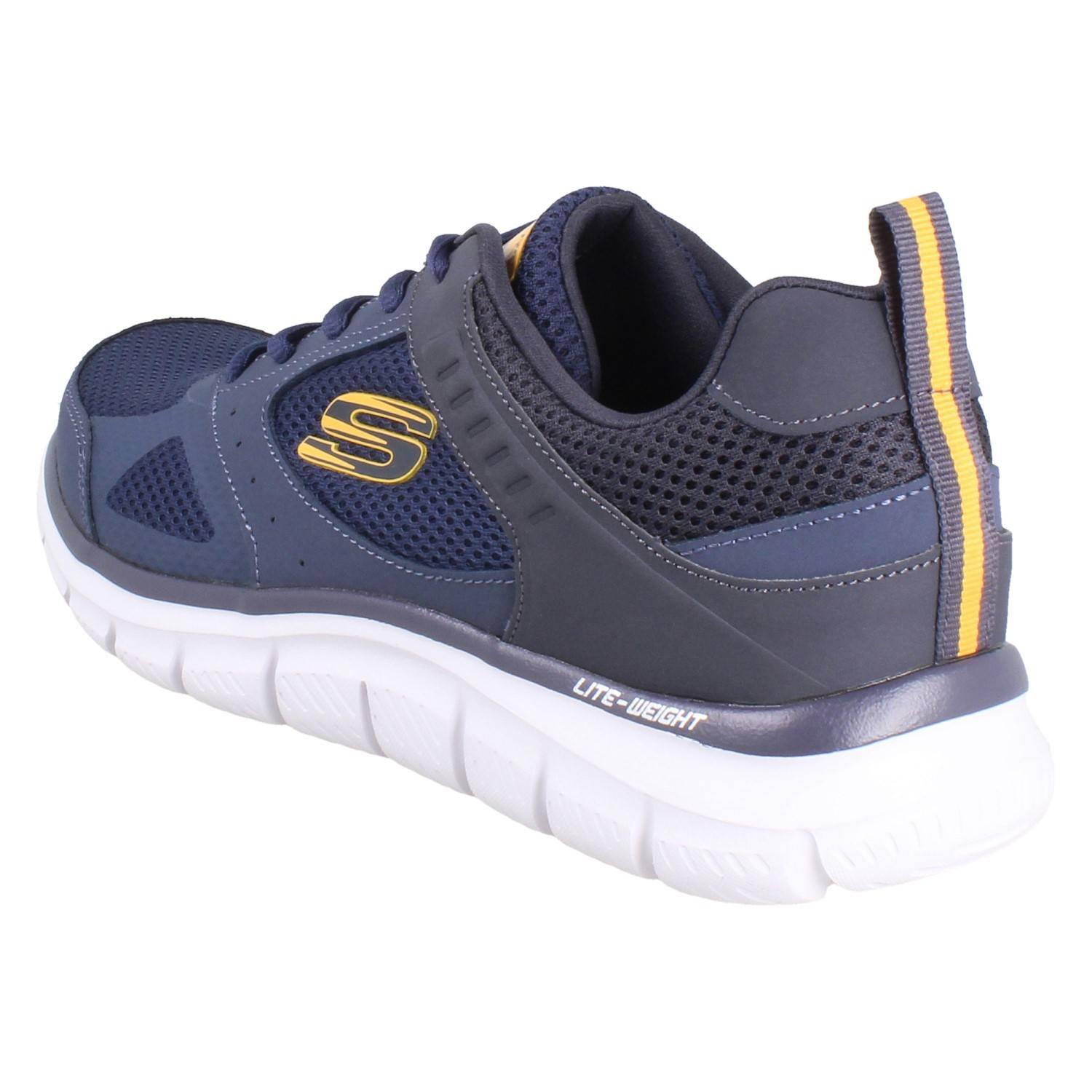 Herren Skechers Leichtgewicht Shock Absorbierende Schnürschuhe *Syntac 232398* - Picture 4 of 10