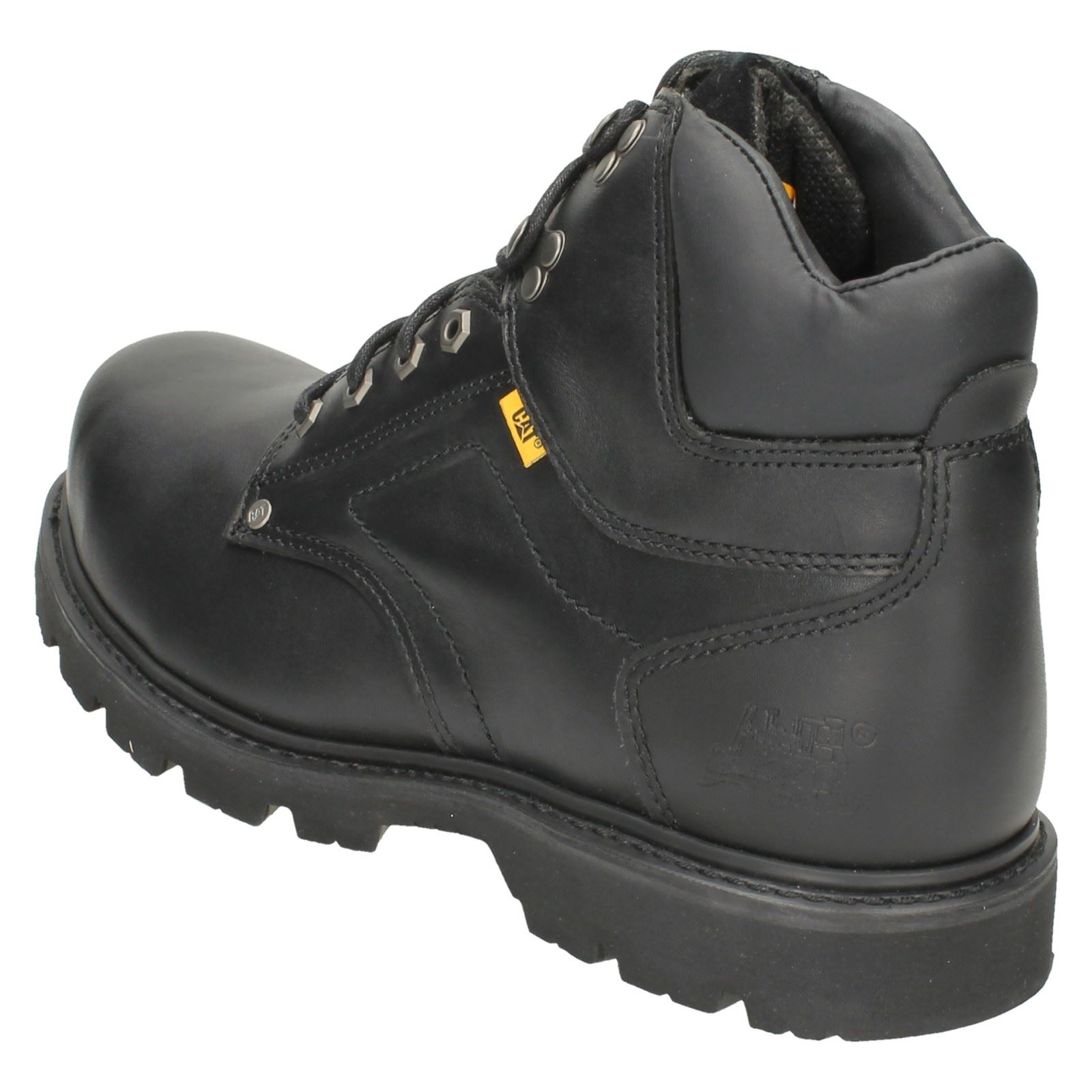 Mens Caterpillar Steel Toe Cap Ankle Boots Grouser ST eBay