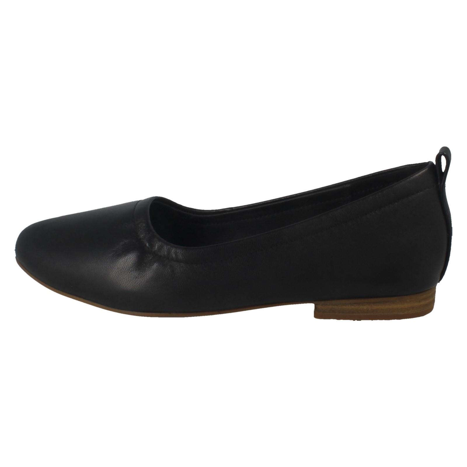 Bailarina sin cordones de cuero Laides Clarks zapatos planos inteligentes Fawna suaves *Fawna suaves* - Imagen 12 de 19