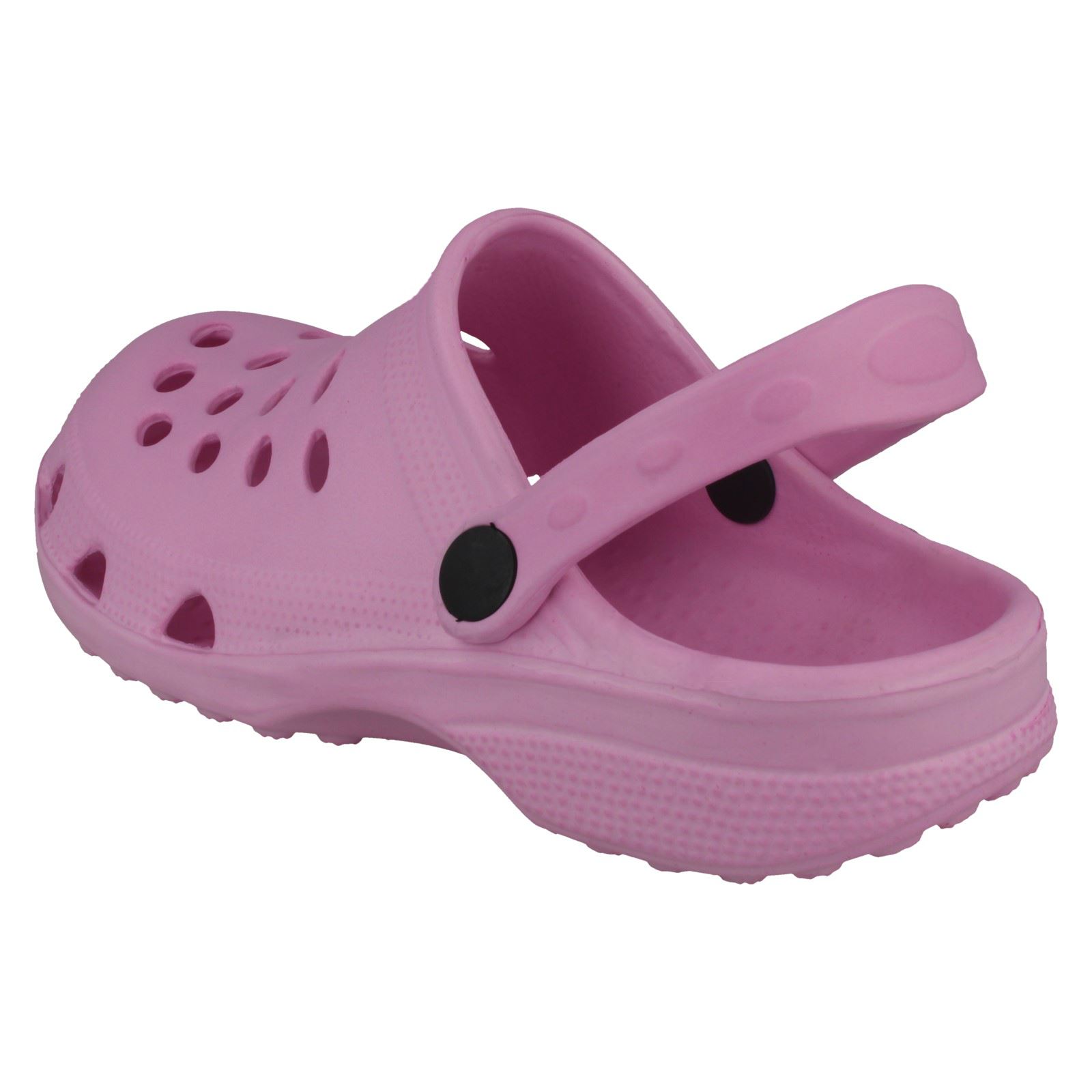 Childrens Unisex Spot On Clogs With Ankle Strap - Picture 24 of 28
