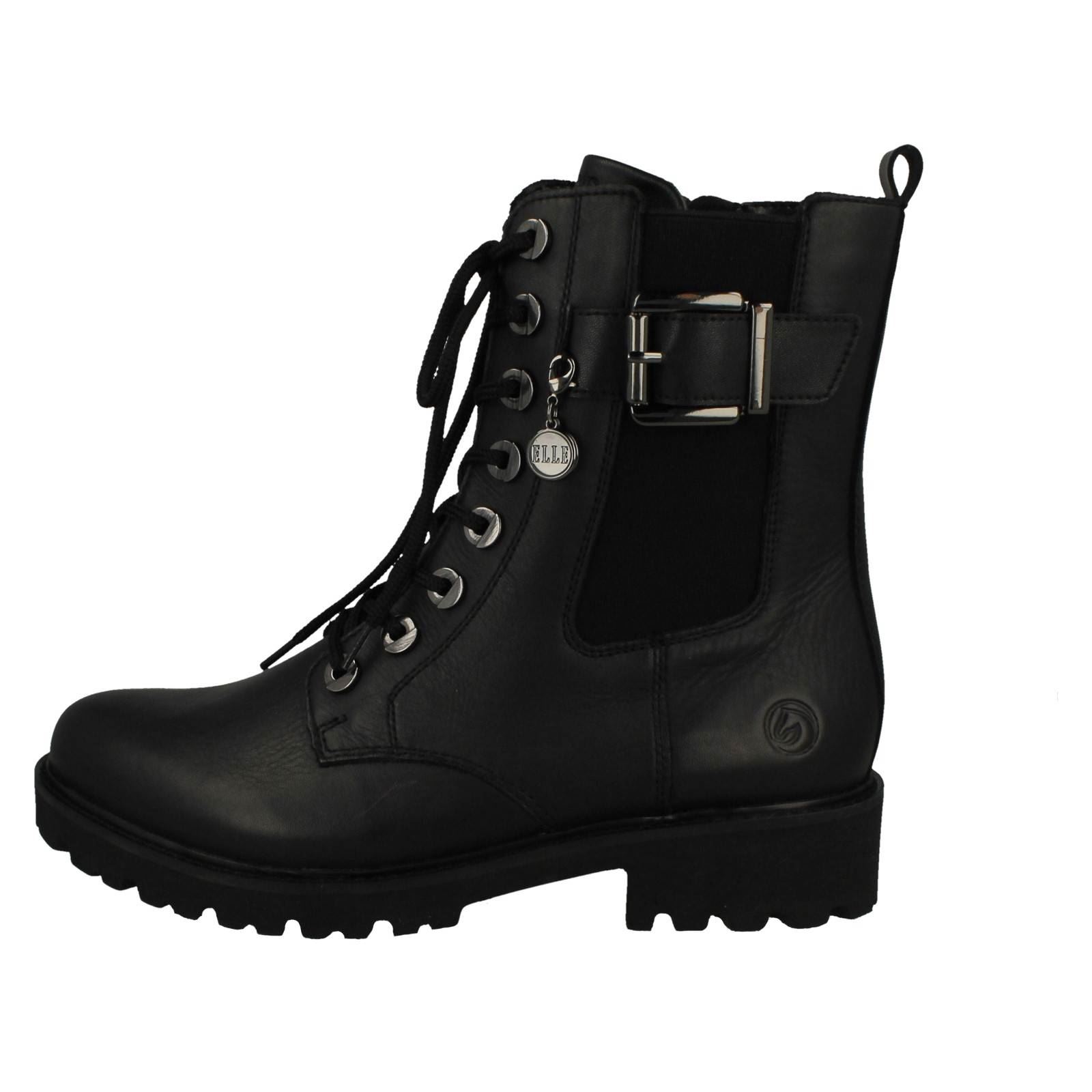 Ladies Remonte Combat Style Boots 'D8668' - Picture 7 of 10