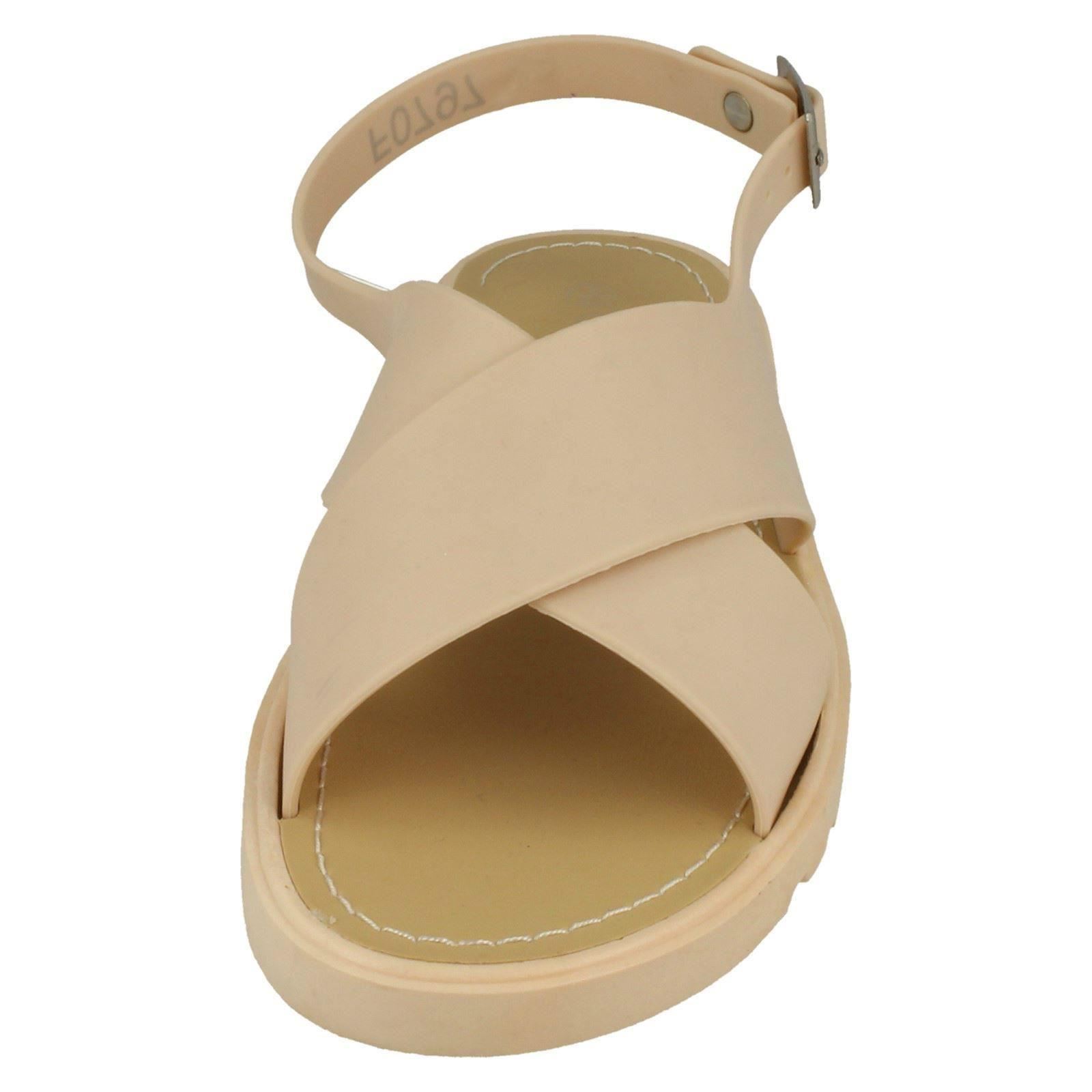 Sandalias Abiertas Para Damas Con Tiras Cruzadas Spot On - Imagen 12 de 28
