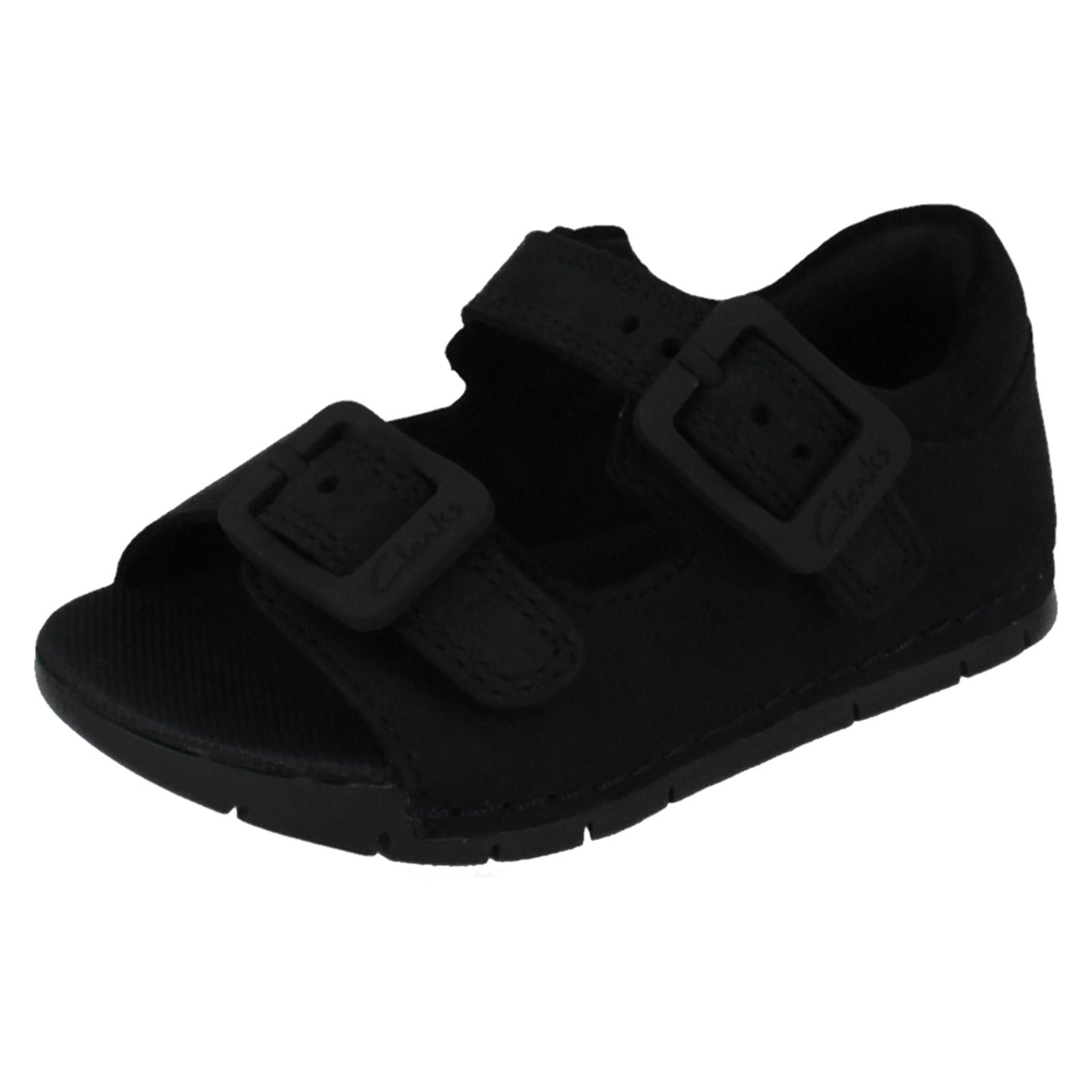 Kids Clarks Double Buckle Sandals Baha Beach T - Picture 2 of 19