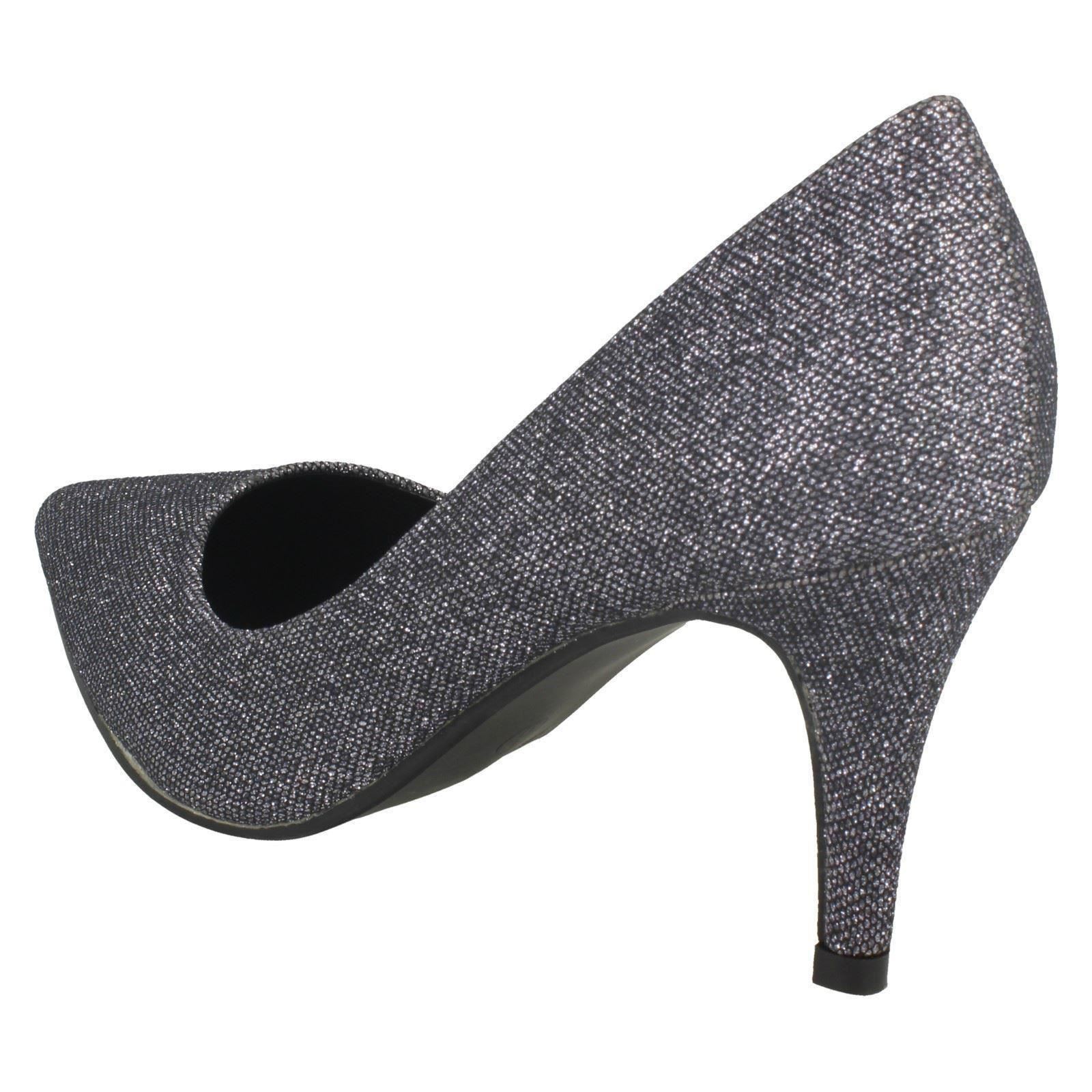 Ladies Anne Michelle Mid Heel Court 'Shoes' - Picture 13 of 28