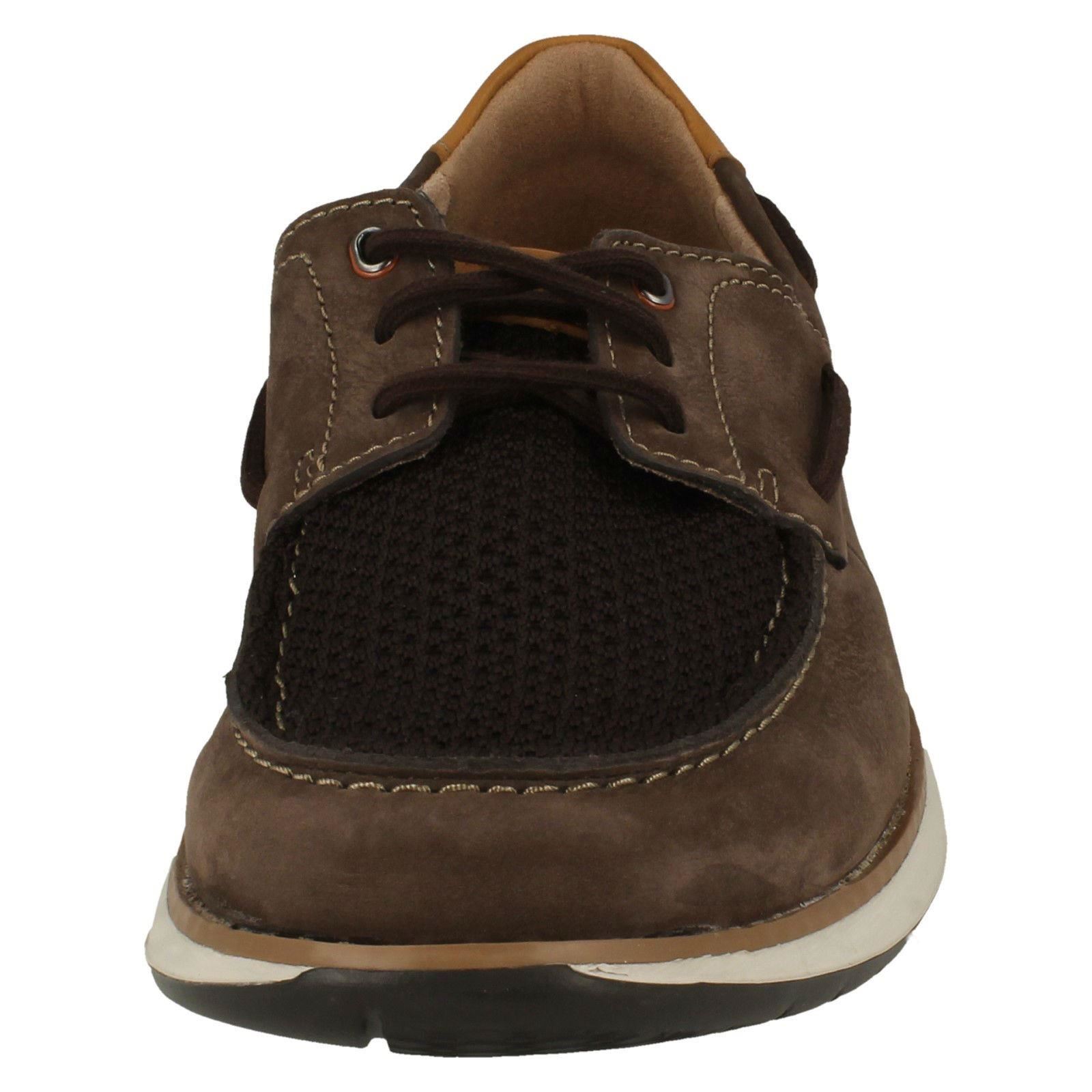 Mens Clarks Unstructured Deck Shoes Un Pilot Lace eBay