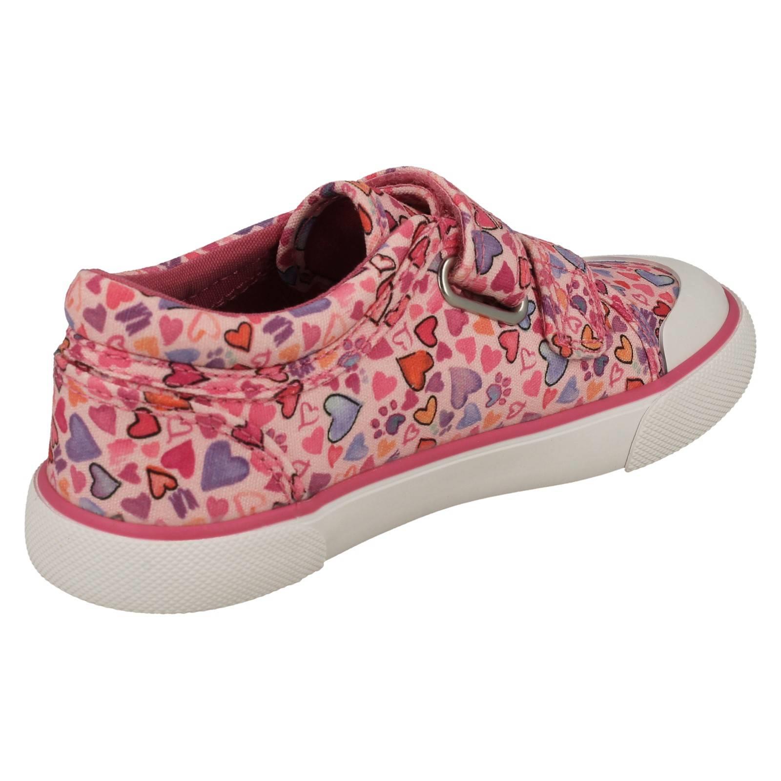 Mädchen Startrite Canvas Sommerschuhe maschinenwaschbar Herz detailliert Loveheart - Bild 6 von 10