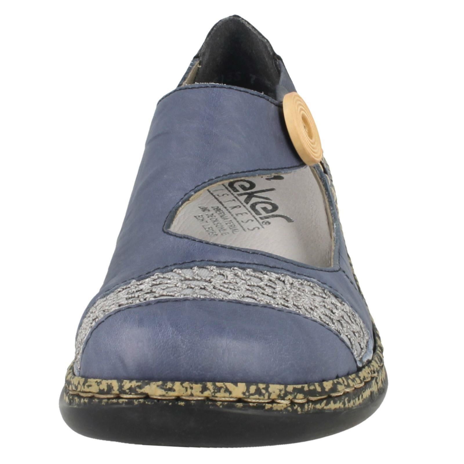 Ladies Rieker Rieker Rieker Casual Flat shoes 46324 31e4eb Ladies Rieker Rieker Rieker Casual Flat shoes 46324 31e4eb