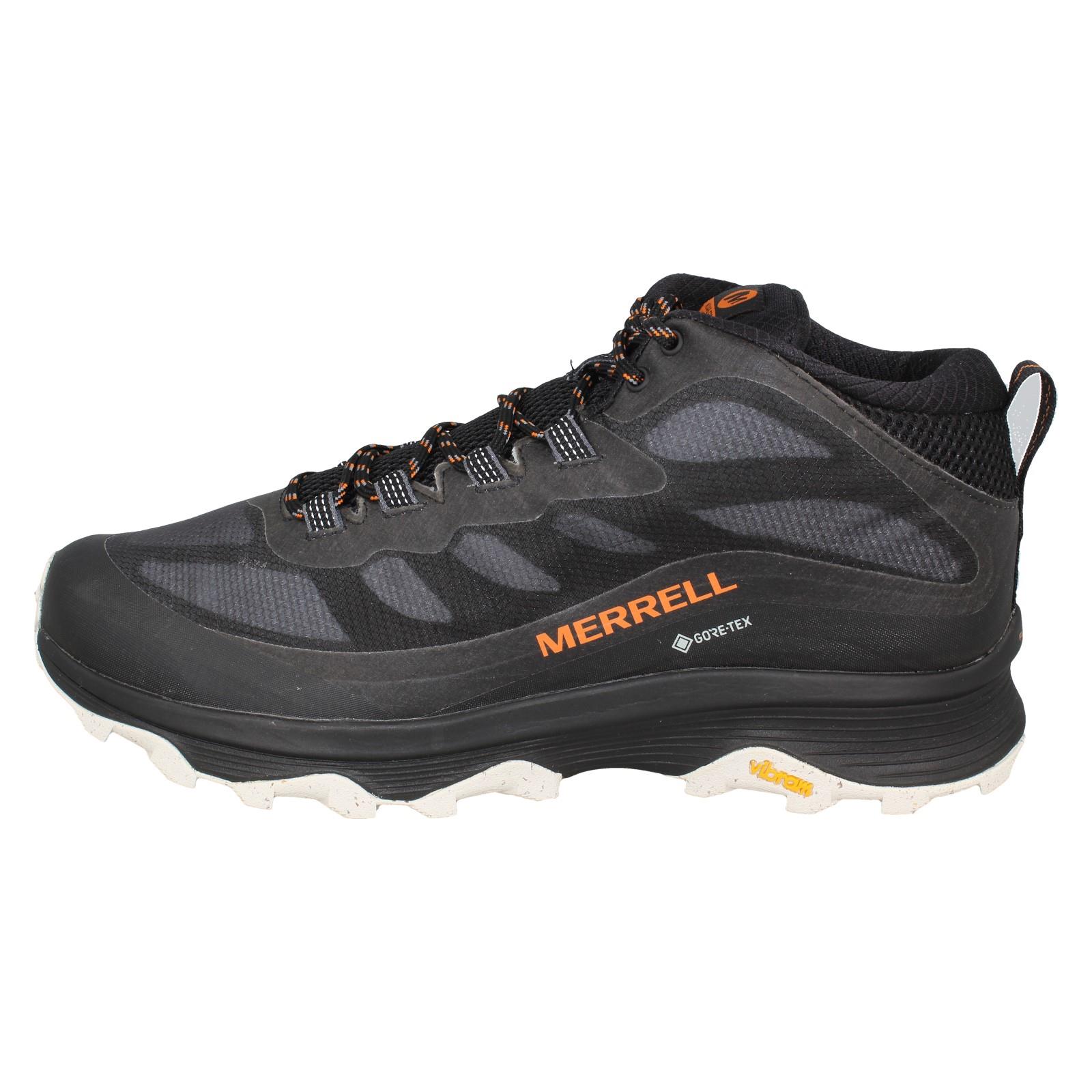 Hombres Impermeables Caminar Senderismo Suela Vibram Botas de Sendero Moab Speed Mid Gore-Tex - Imagen 3 de 10