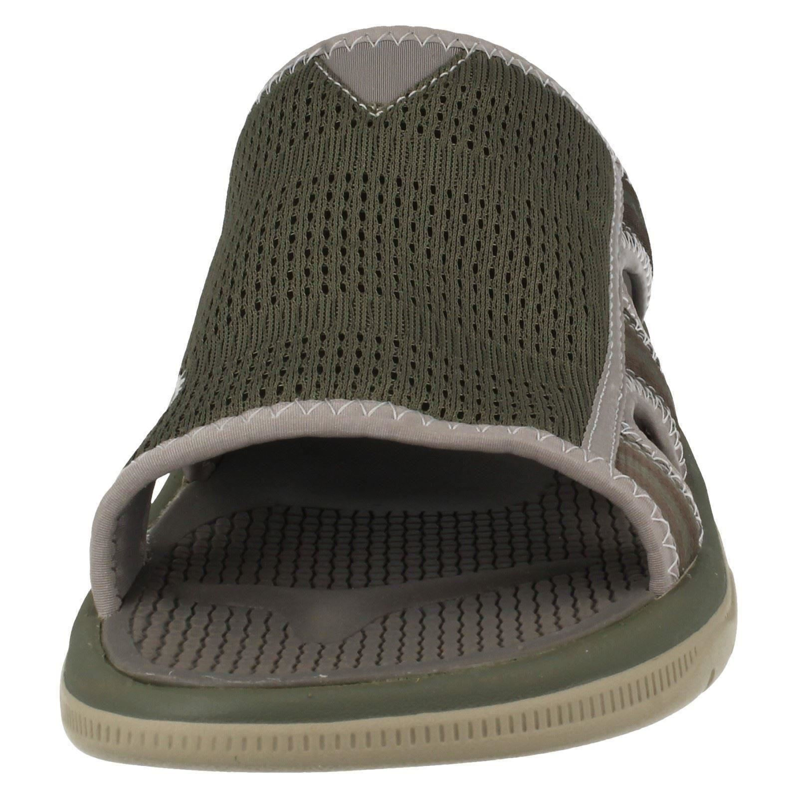 Mens Clarks Cloudstepper Slider Sandals Balta Ray