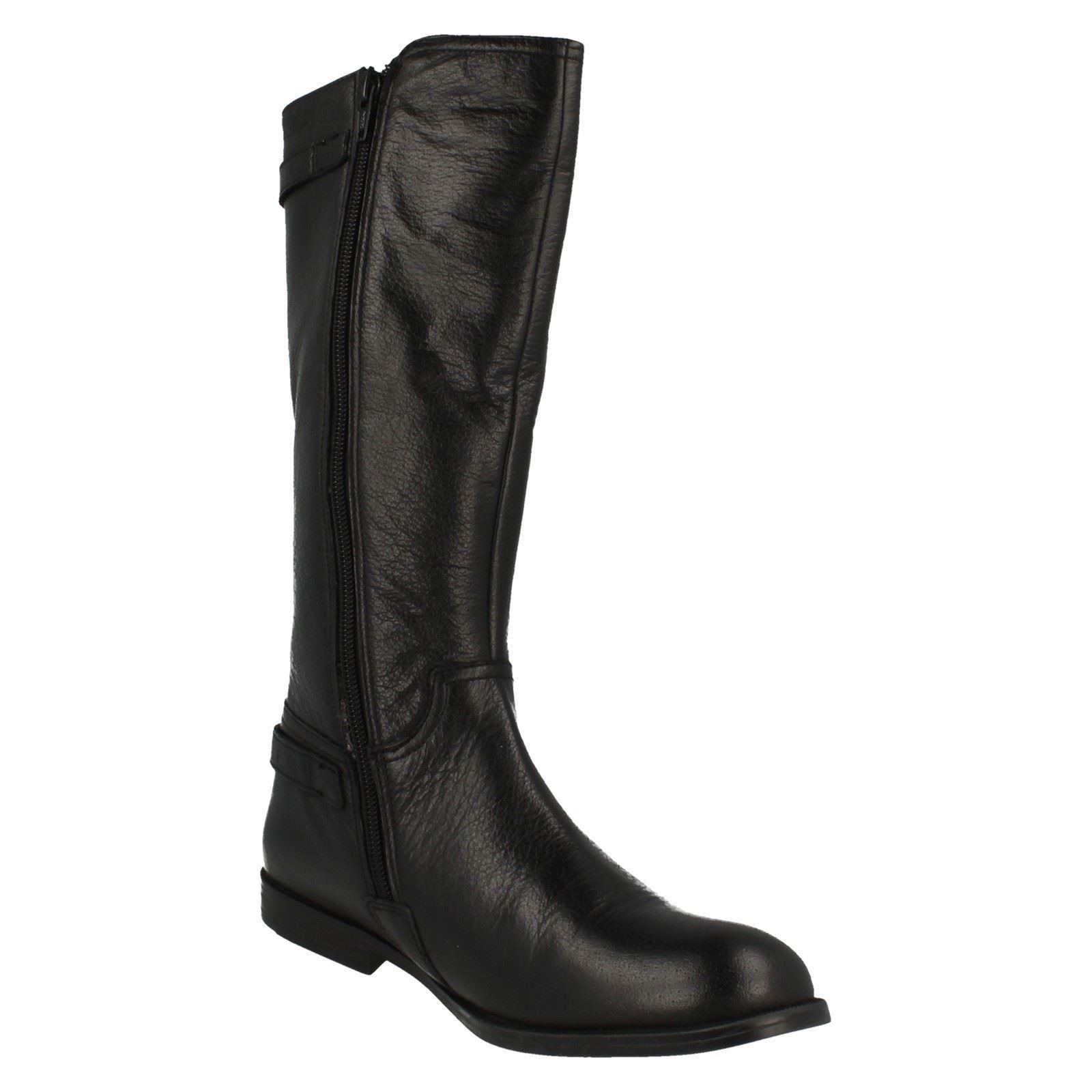 Girls Startrite Flat Knee High Boot with Buckle Details 'Cavaletti' - Picture 4 of 28