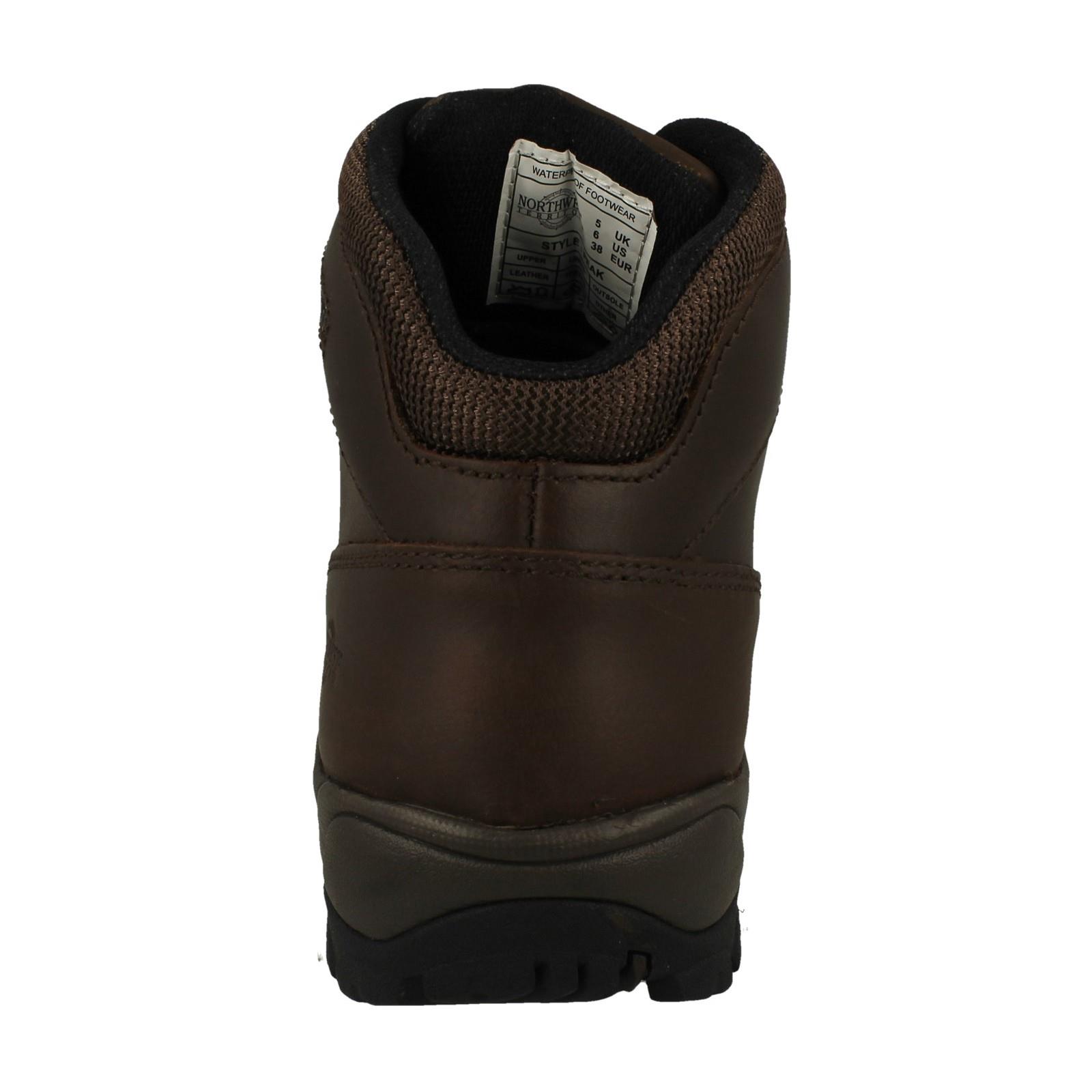 Ladies Northwest Territory Leather Hiking Walking Waterproof Ankle Boots 'Peak' - Picture 19 of 19