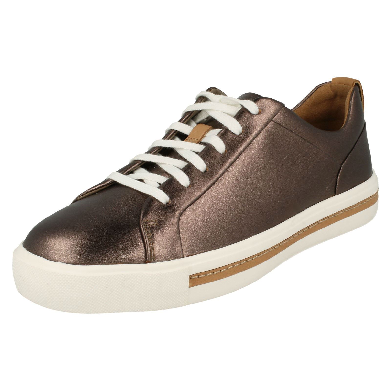 Ladies Clarks Stylish Lace Up Shoes - Un Maui Lace - Picture 7 of 8