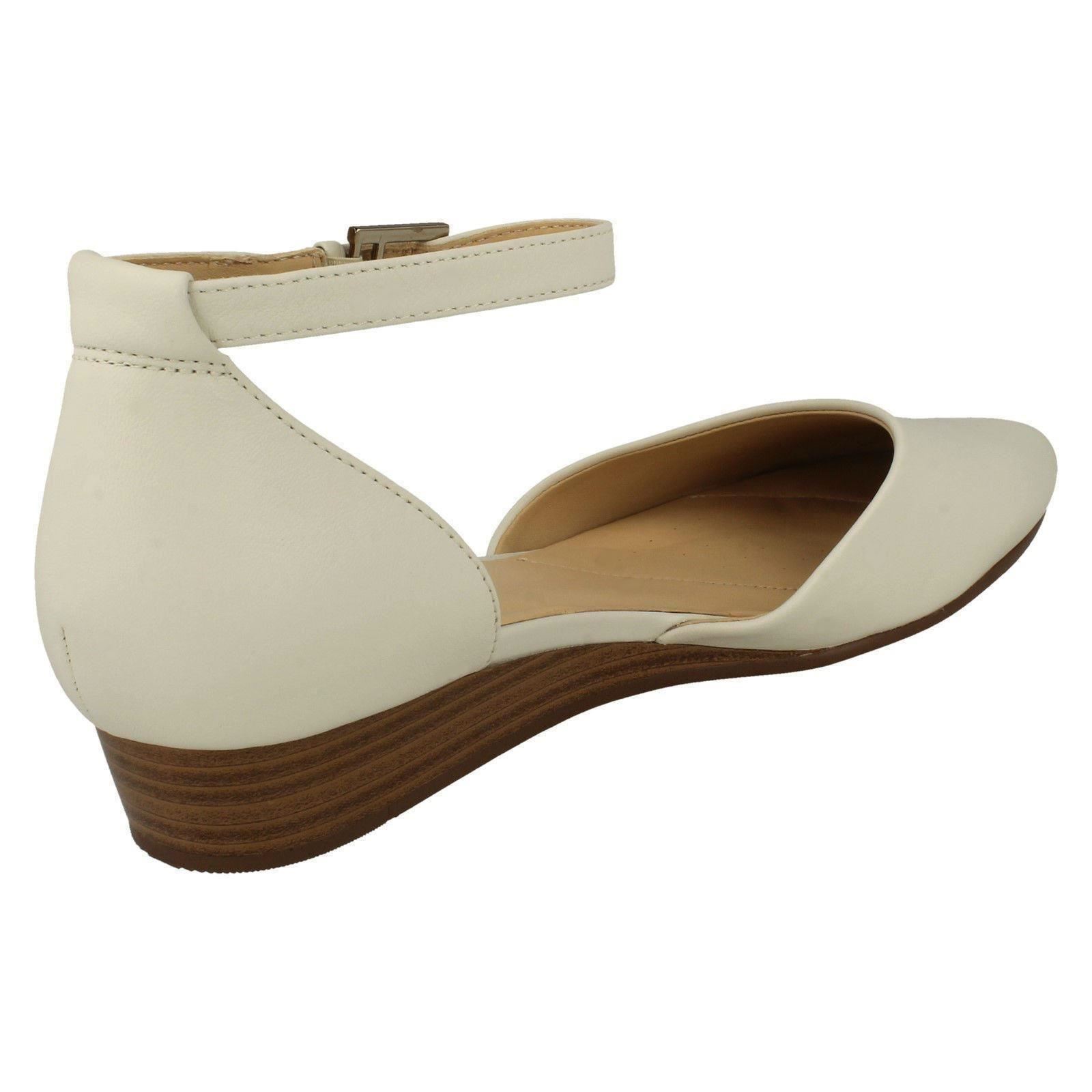 Mesdames Clarks Summer Wedge chaussures à talons sens Eva