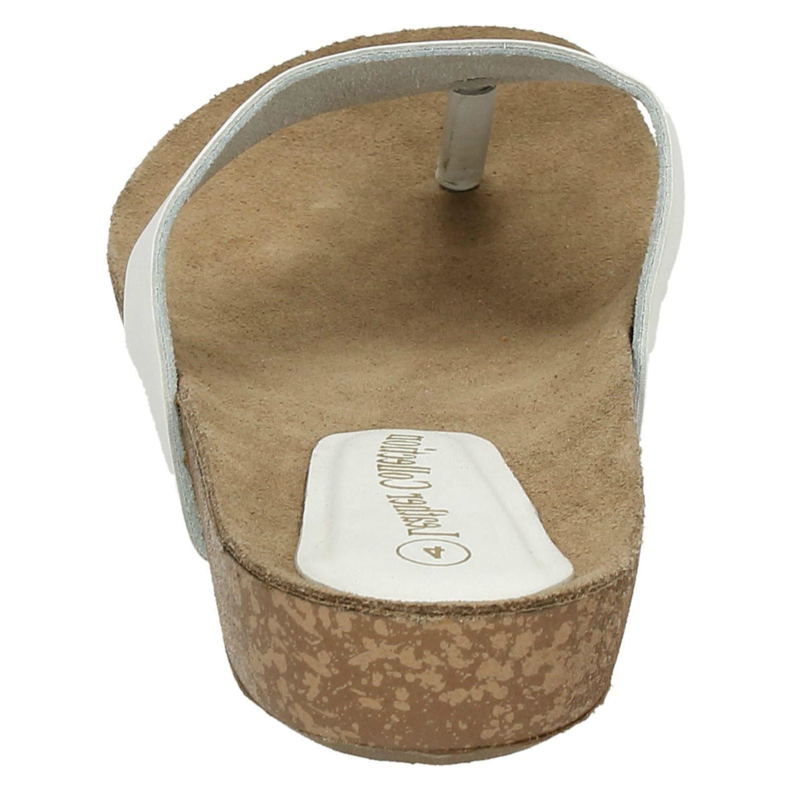 Ladies Leather Collection Casual Toe - Post Sandals - Picture 32 of 37