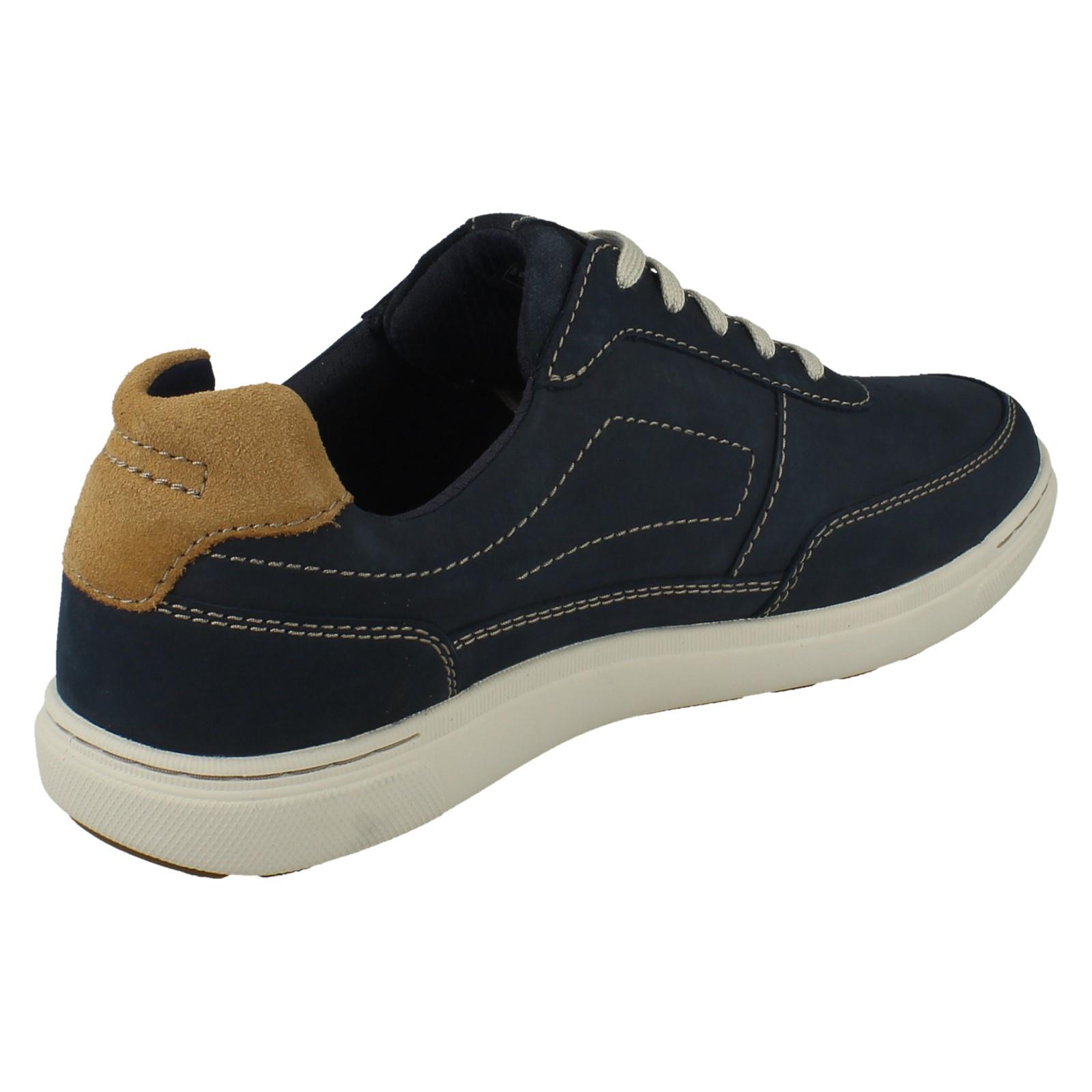 Mens Clarks Casual Lace Up Shoes 'Mapstone Trail' - Picture 9 of 10