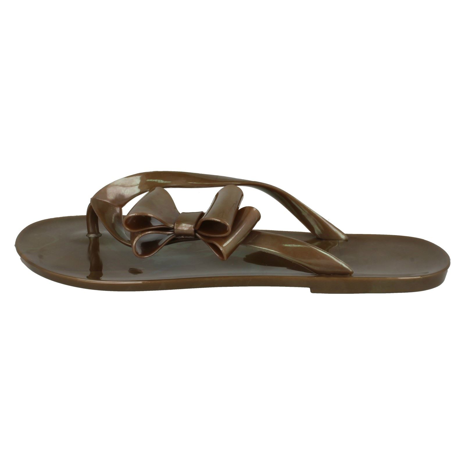 jelly toe post sandals