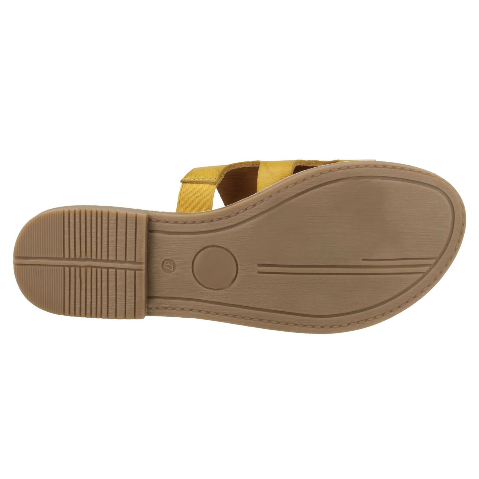 Damen Leder Kollektion Slipper Flache Riemchen Sandalen - Bild 46 von 46