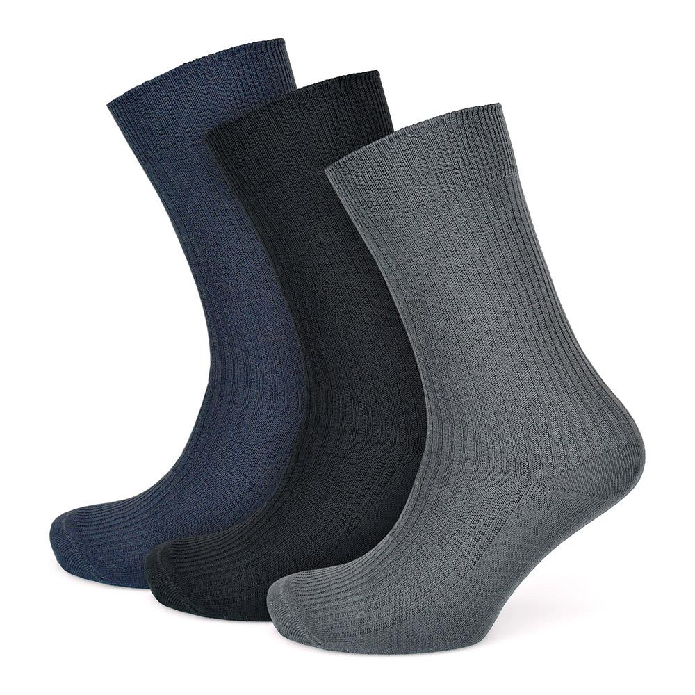 Mens Tom Franks Comfort Top Non Elasticated Rib Socks 'SK613' - Picture 5 of 7