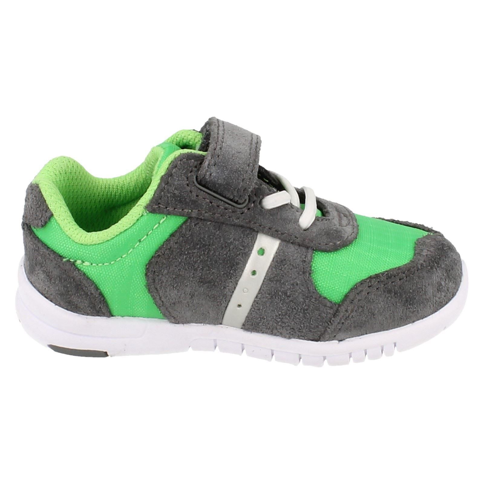para Zapatillas Azon Clarks deporte Flex de de encaje Green niños elástico rw8YxrPn