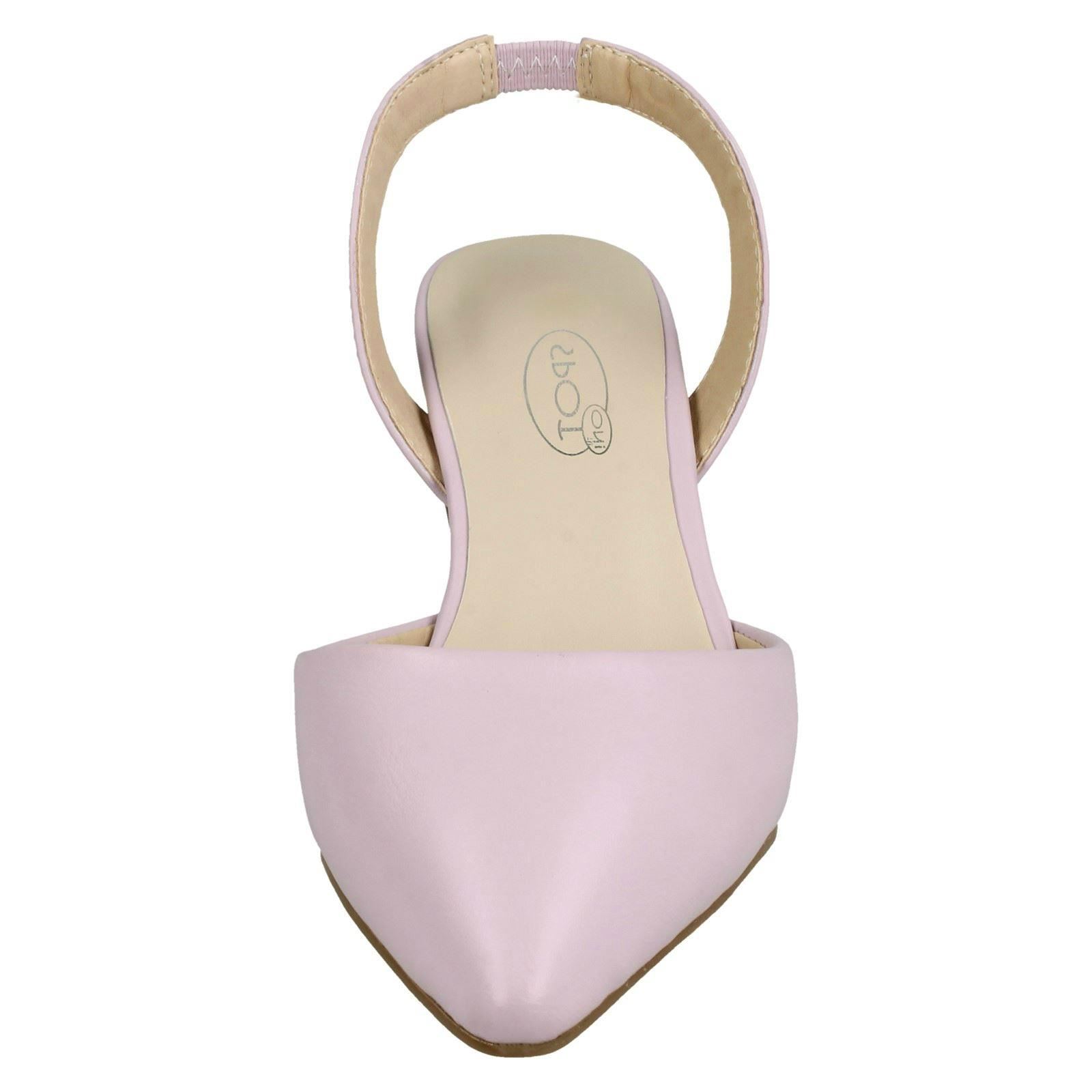 Ladies Spot On Slingback Shoes Heels *F9R0057* - Picture 18 of 73