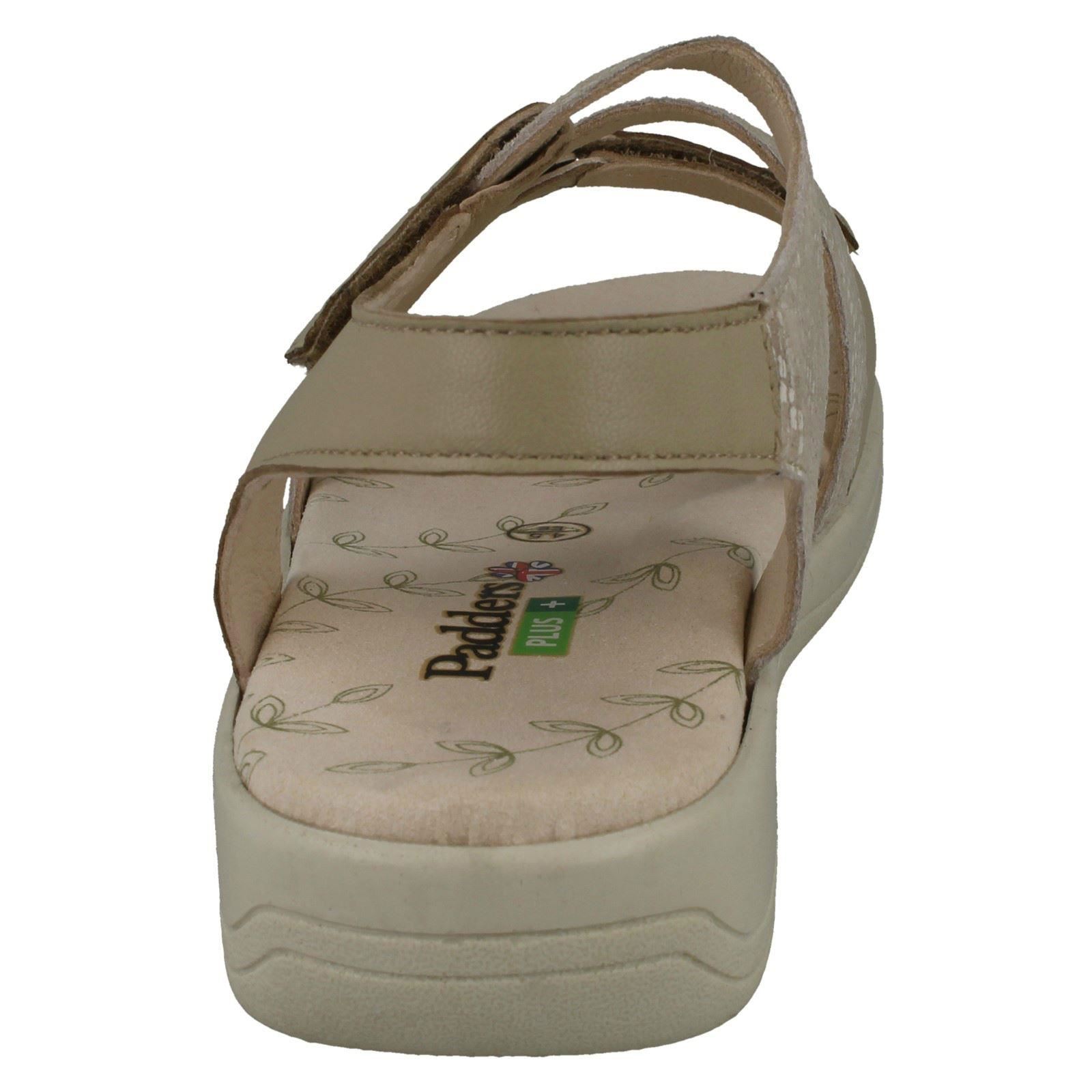 Sandalias de ajuste ancho elegantes con tiras para dama Padders Sunseek - Imagen 5 de 19