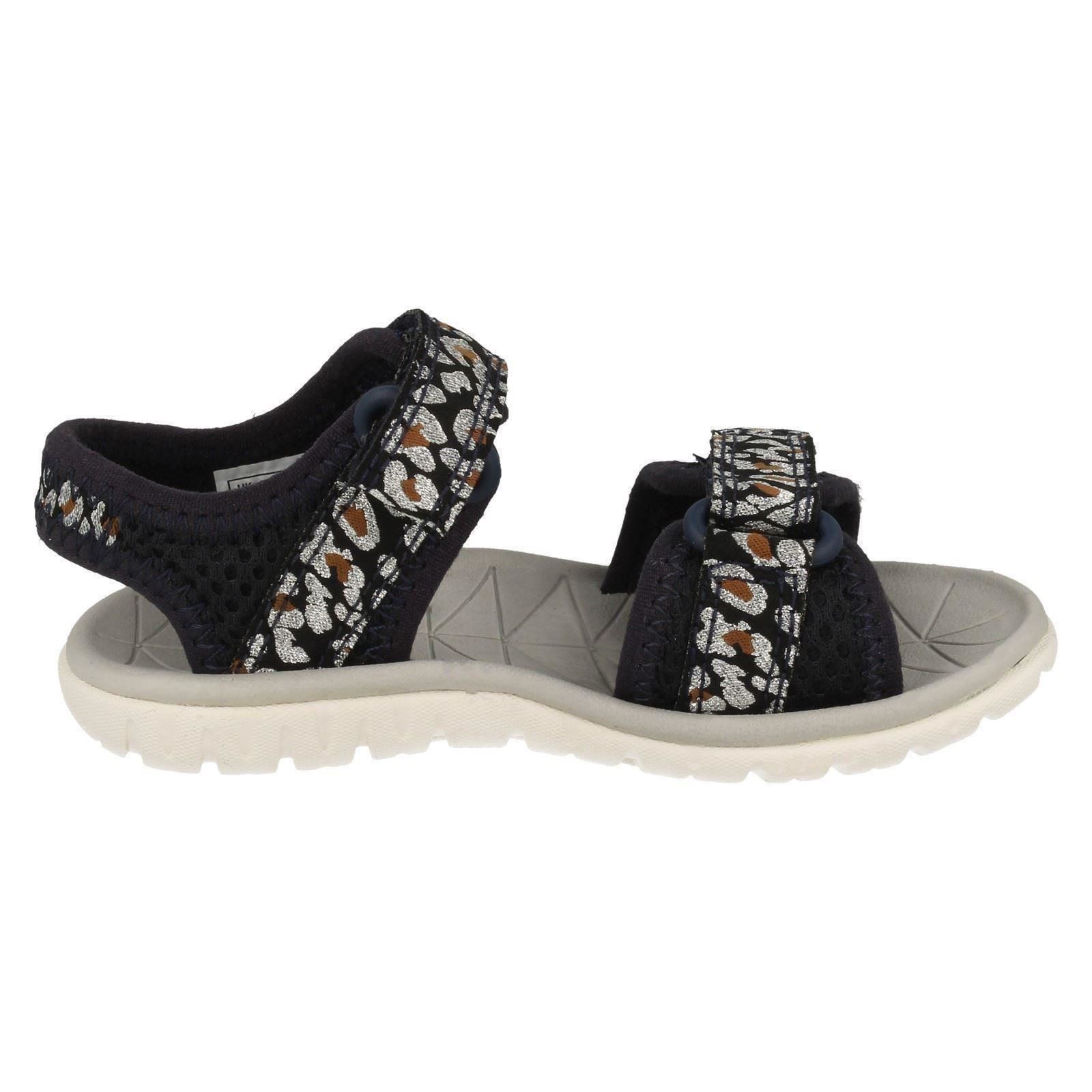 Childrens Clarks Casual Hook & Loop Textile Summer Sandals Surfing Tide K - Picture 43 of 73