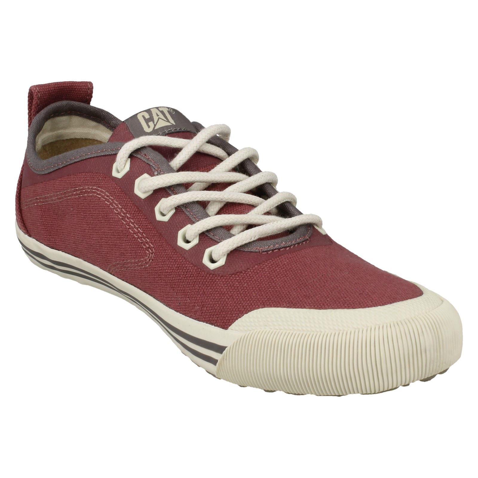 Ladies Caterpillar Lace Up Casual Shoes Alias Canvas eBay