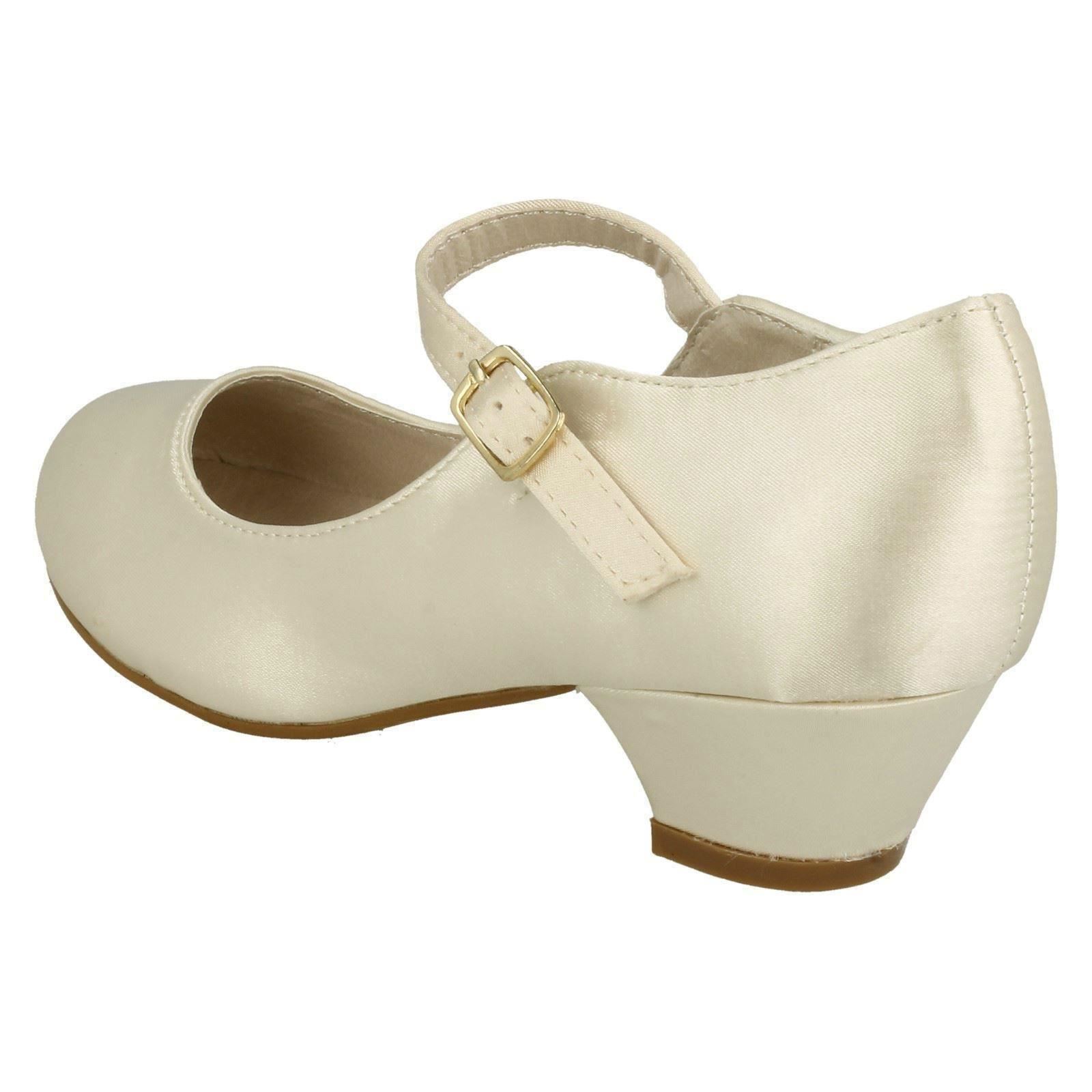 Girls Spot On Formal Mary Jane Style Party Shoes - Picture 4 of 28