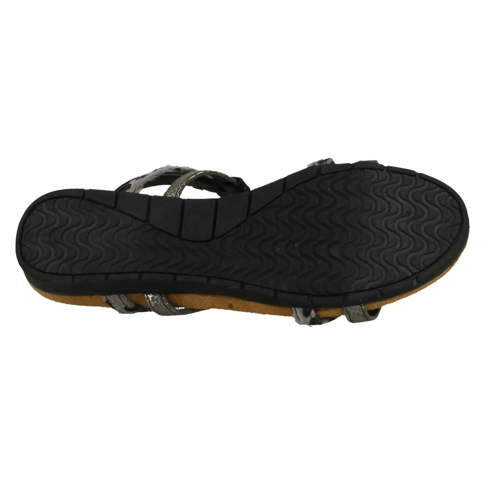 Ladies Down To Earth T Bar Slingback Sandals - Picture 12 of 19
