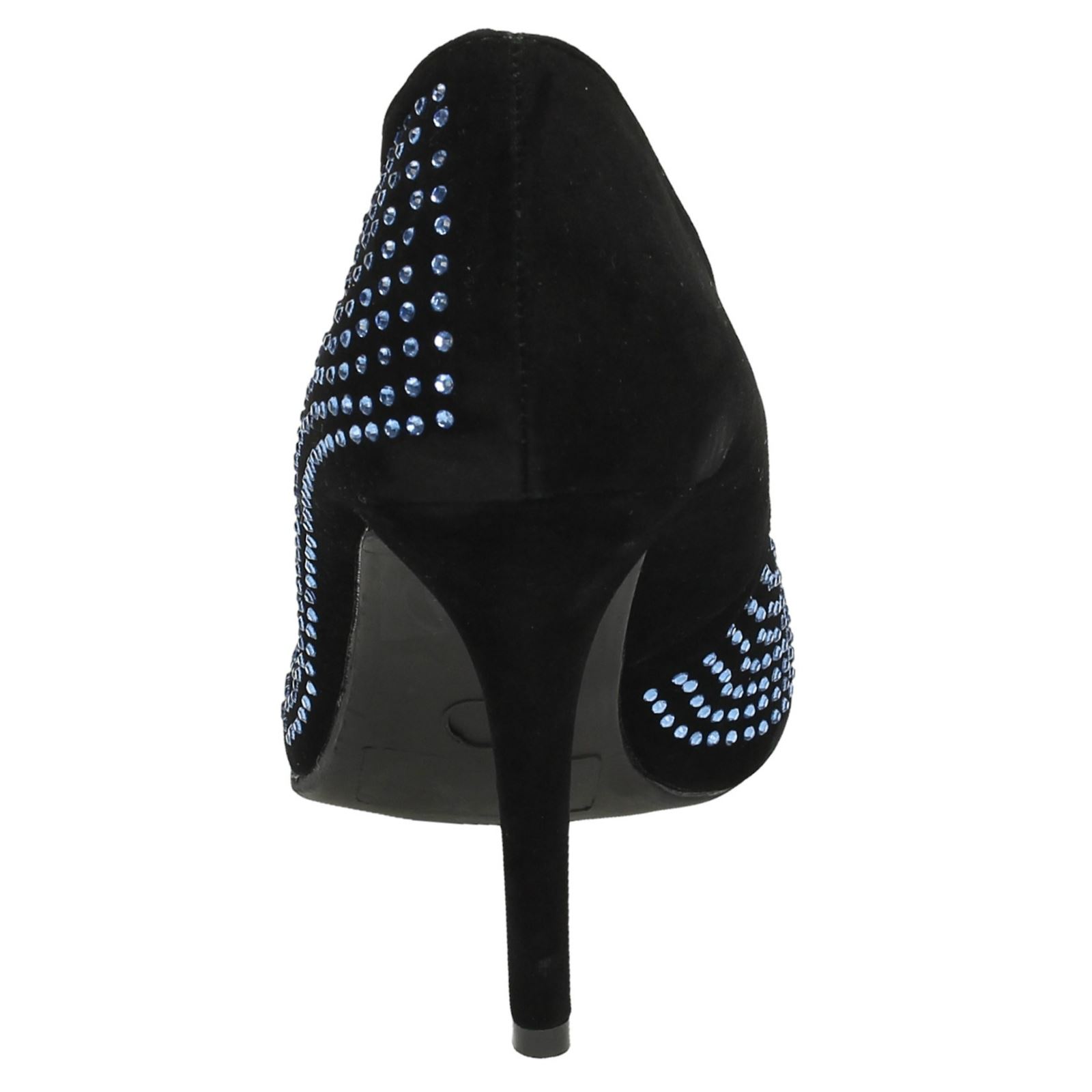Anne Michelle Ladies Diamante Bow Detail Party Shoes - Picture 5 of 28