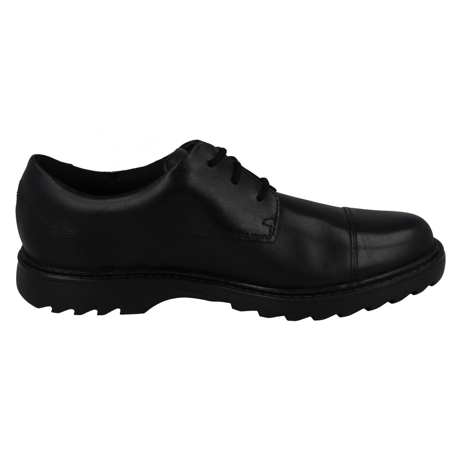 Boys Clarks Formal Lace Up Casual School Shoes Asher Soar - Picture 7 of 10