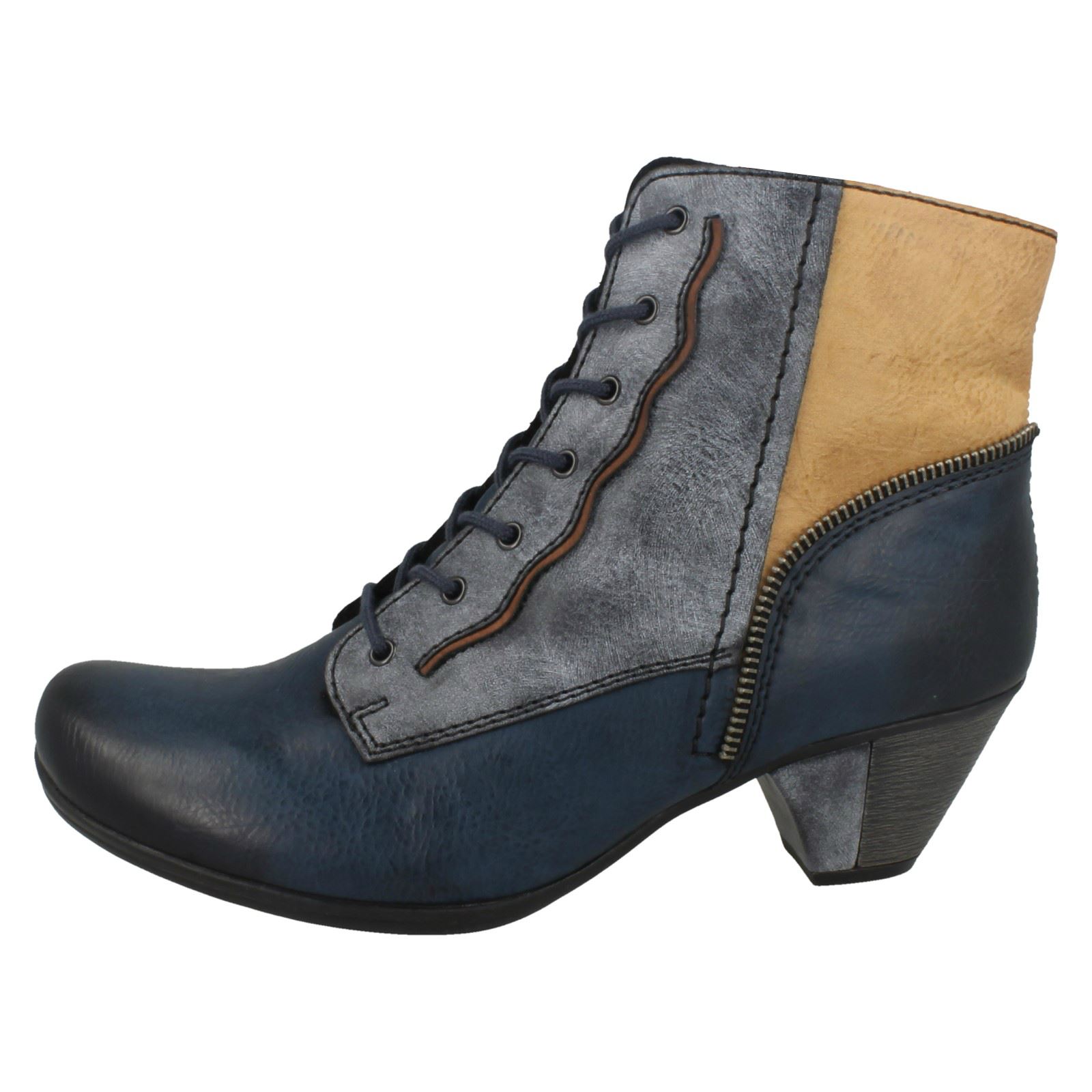 Damas Rieker Rieker Rieker botas acordonadas al Tobillo fba7a5 Damas Rieker Rieker Rieker botas acordonadas al Tobillo fba7a5