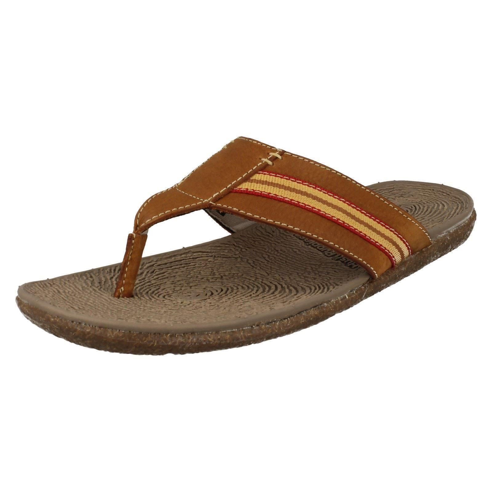 Mens Hush Puppies Summer Sandals 'Frame Toe Post' - Picture 11 of 19