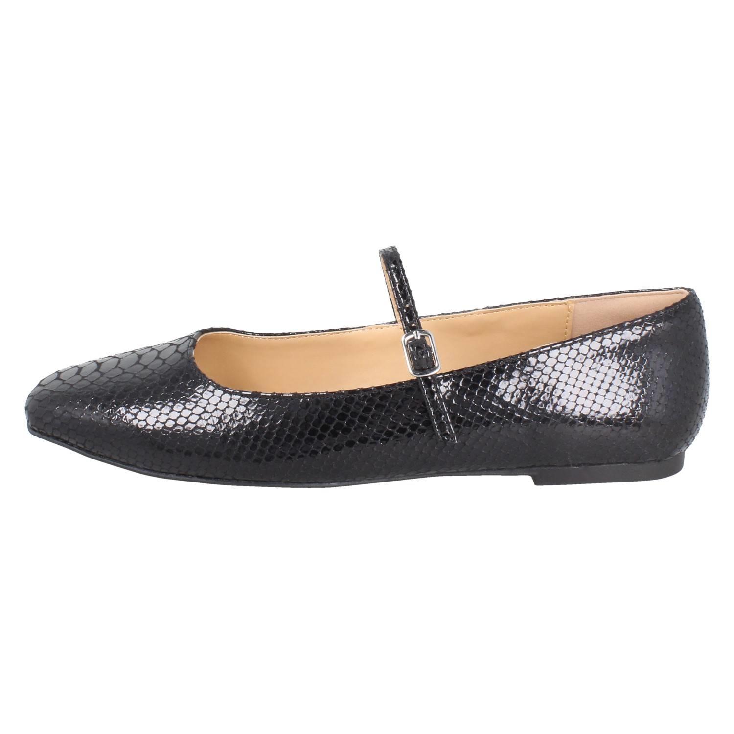 Bailarinas De Dama Clarks Con Punta Cuadrada De Textil Y Hebilla *Emelina Gem* - Imagen 3 de 19